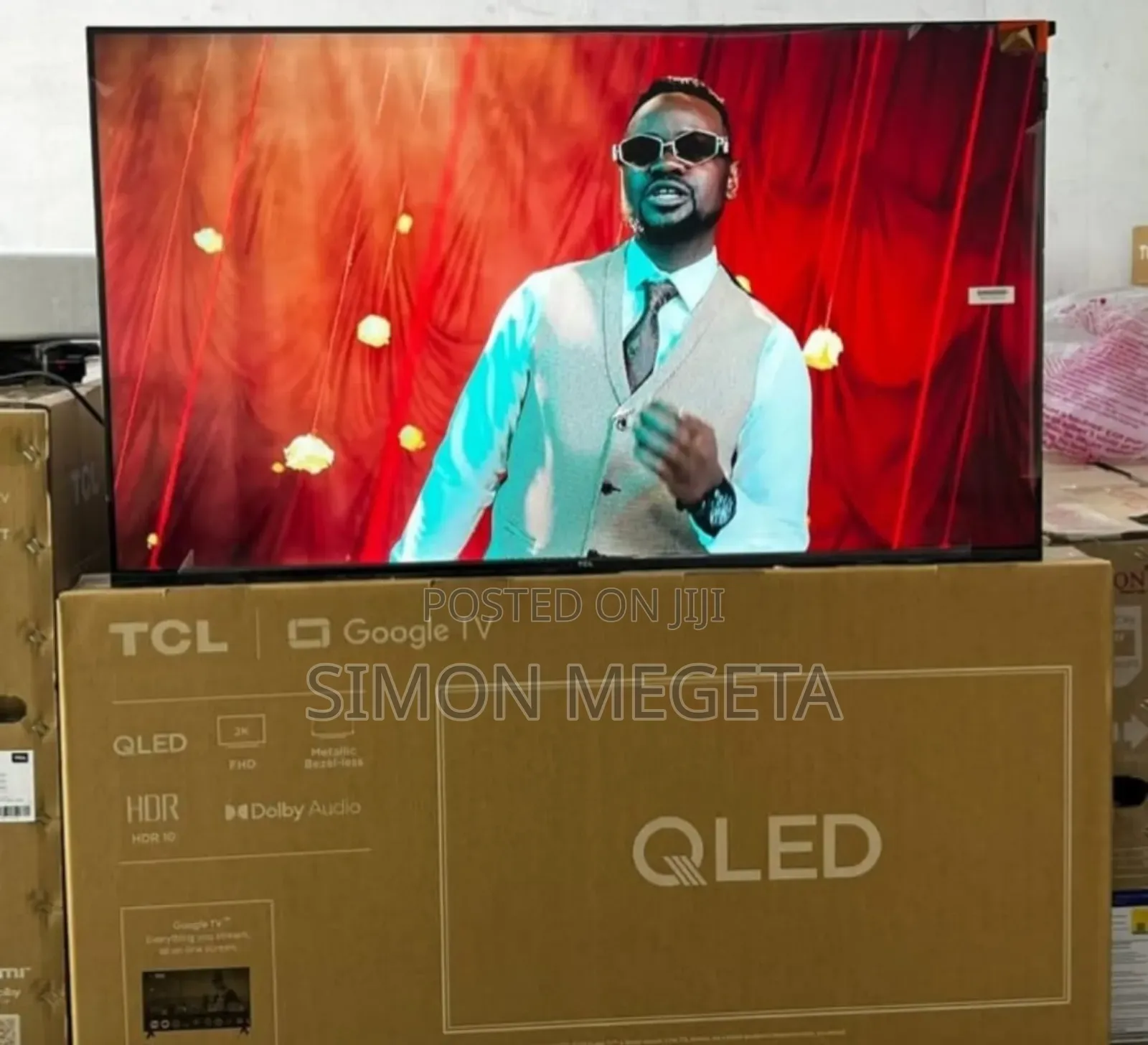 Youtube TCL 43 Inch Qled Google Tv /HDR/ Dolby Audio