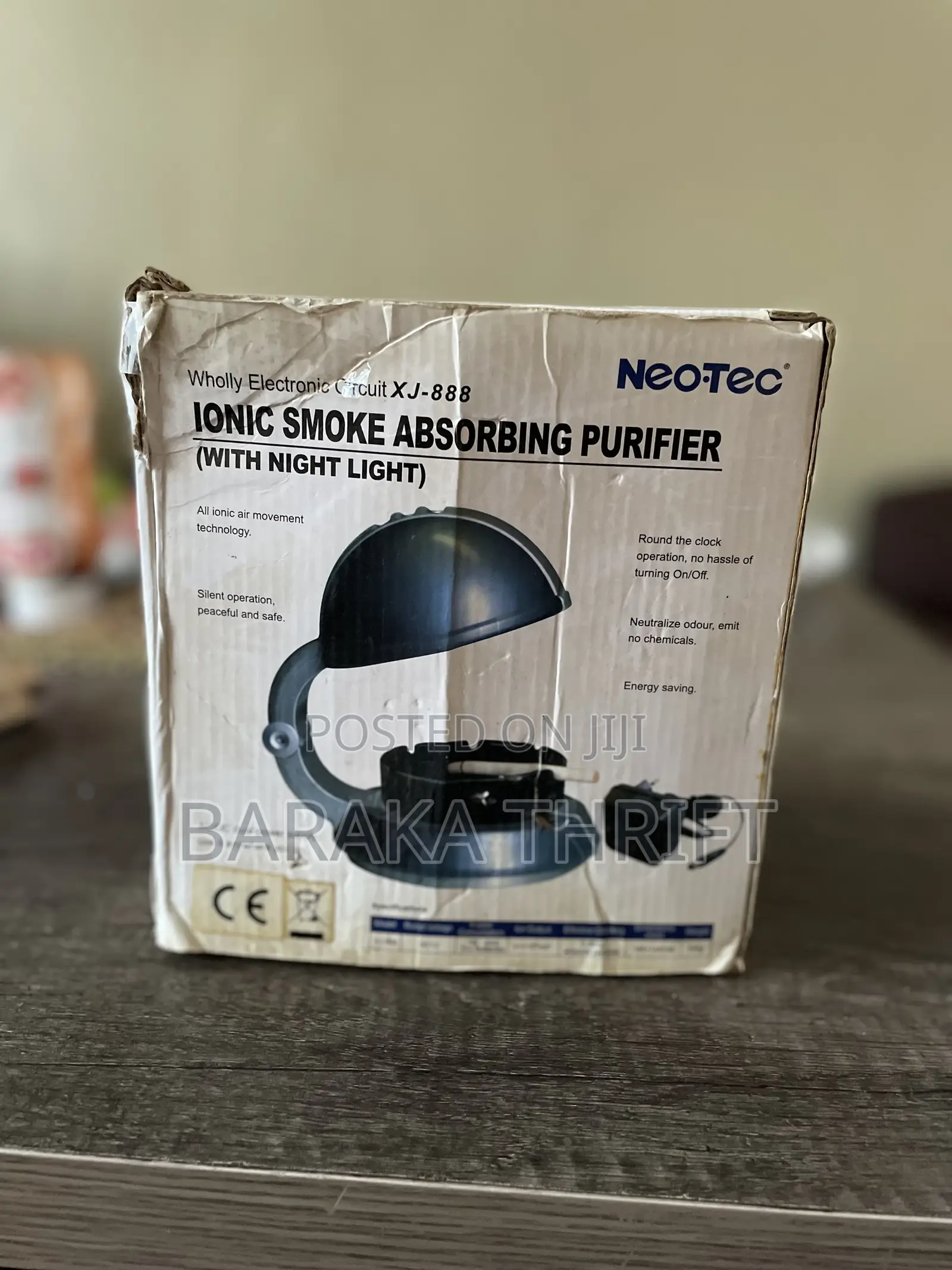 Ionic Smoke Absorbing Purifier Ashtray(With Night Light)