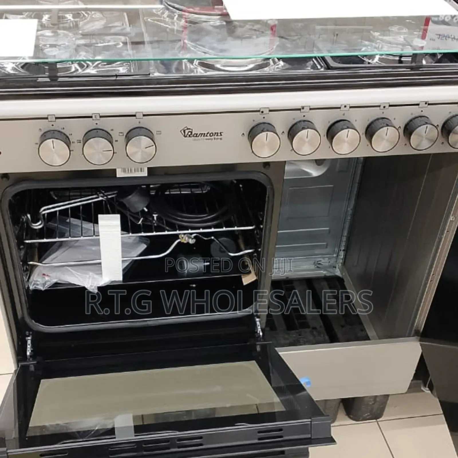Ramtons Rf/496 60×90 Ss Cooker With Gas Compartment
