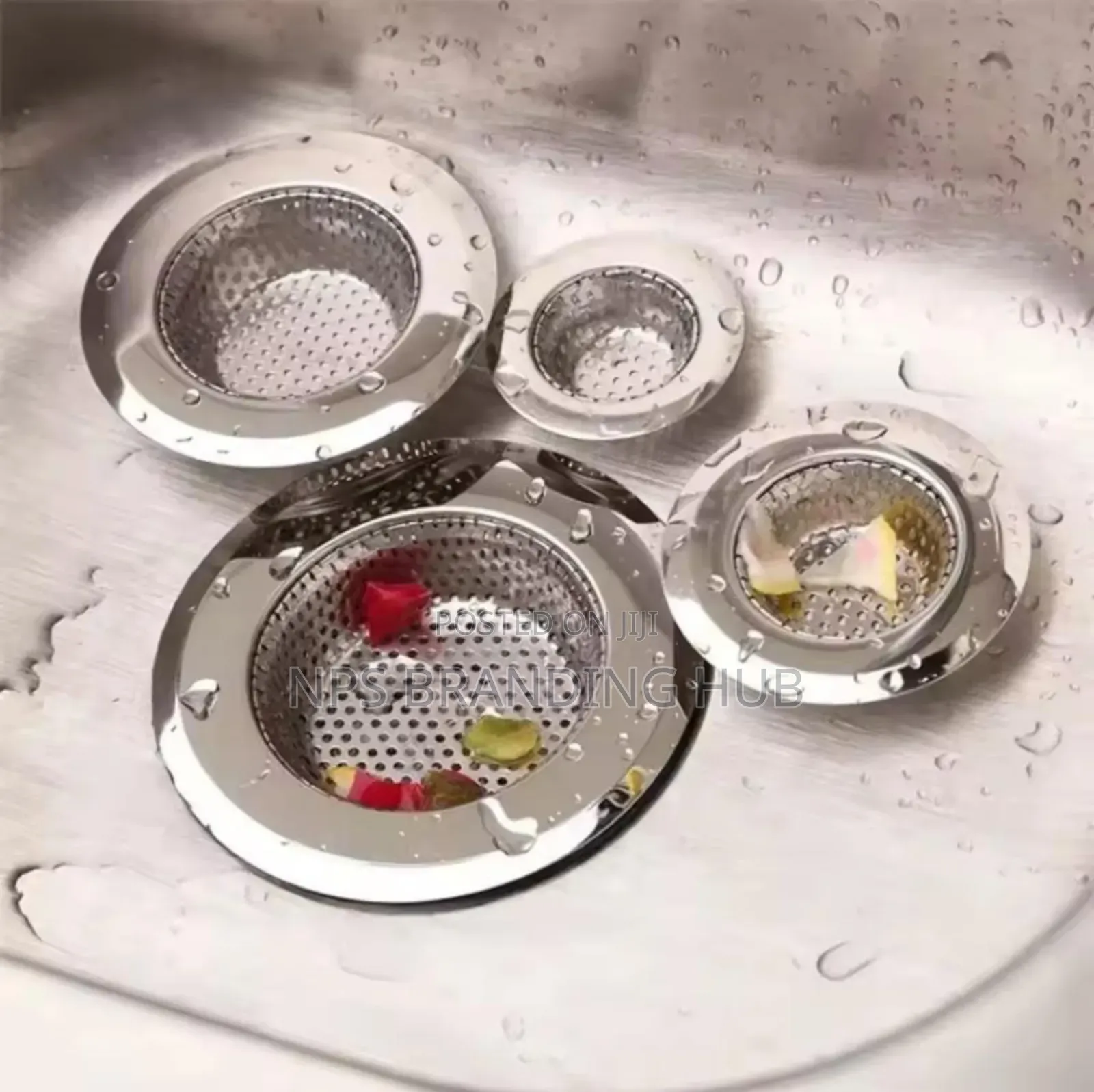 2 in 1 Kitchen/ Bathroom Sink Strainer Stainless Steel Ao