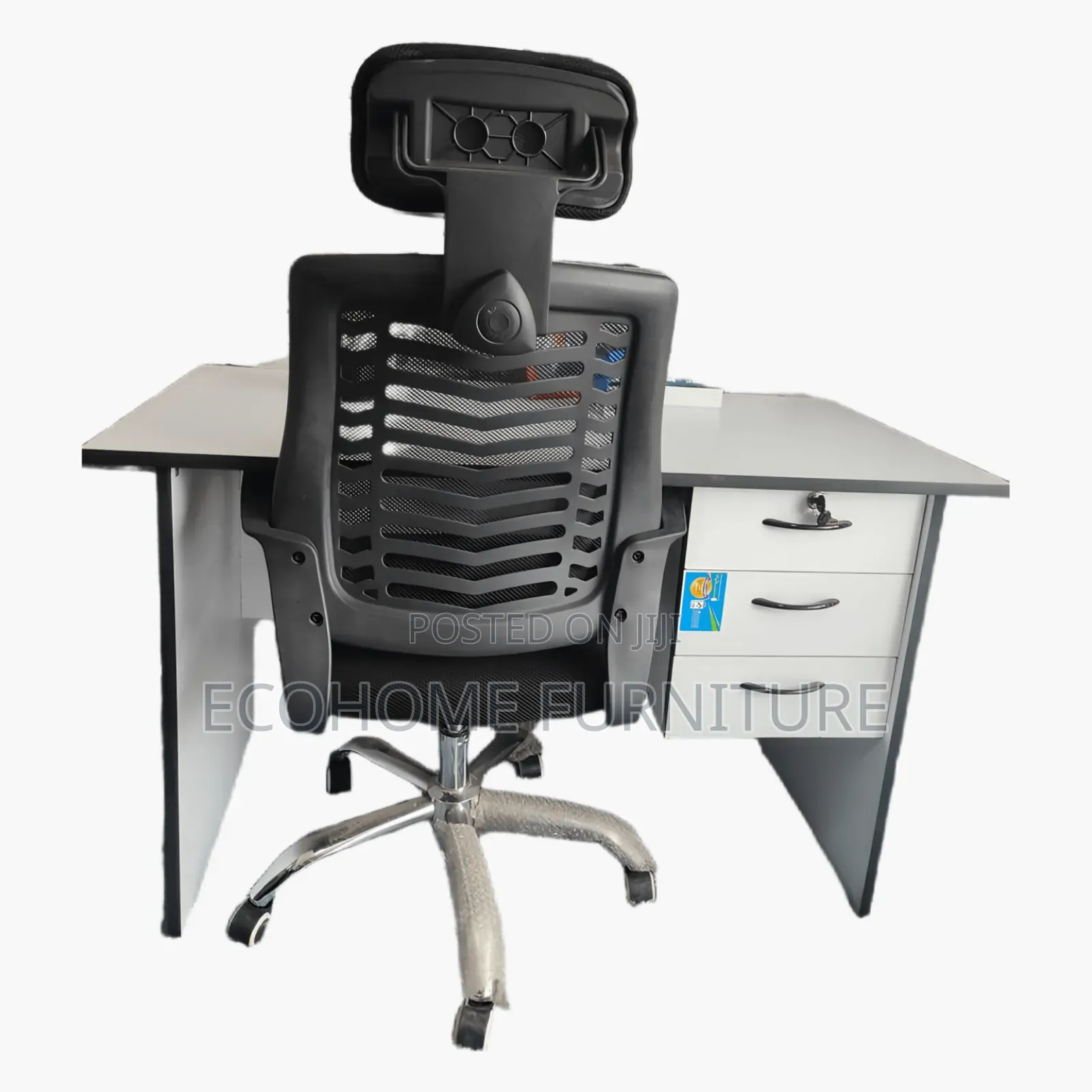 Simple Office Desk and Chair