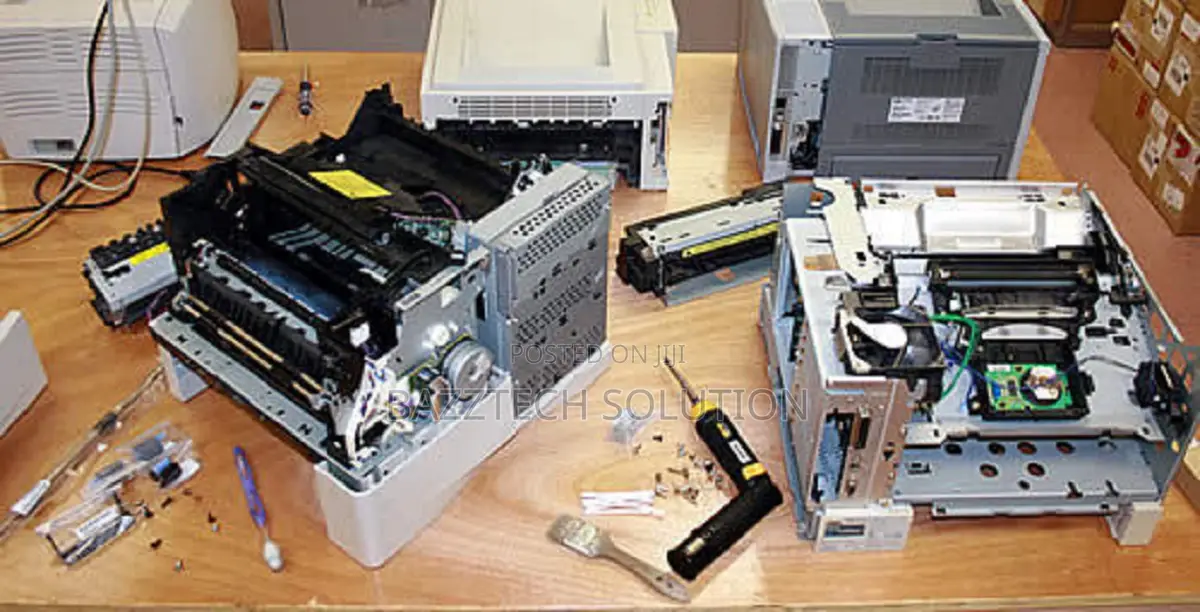 Printer Repair Service Paper Jam Error Message Waste Pad Reset Cleani