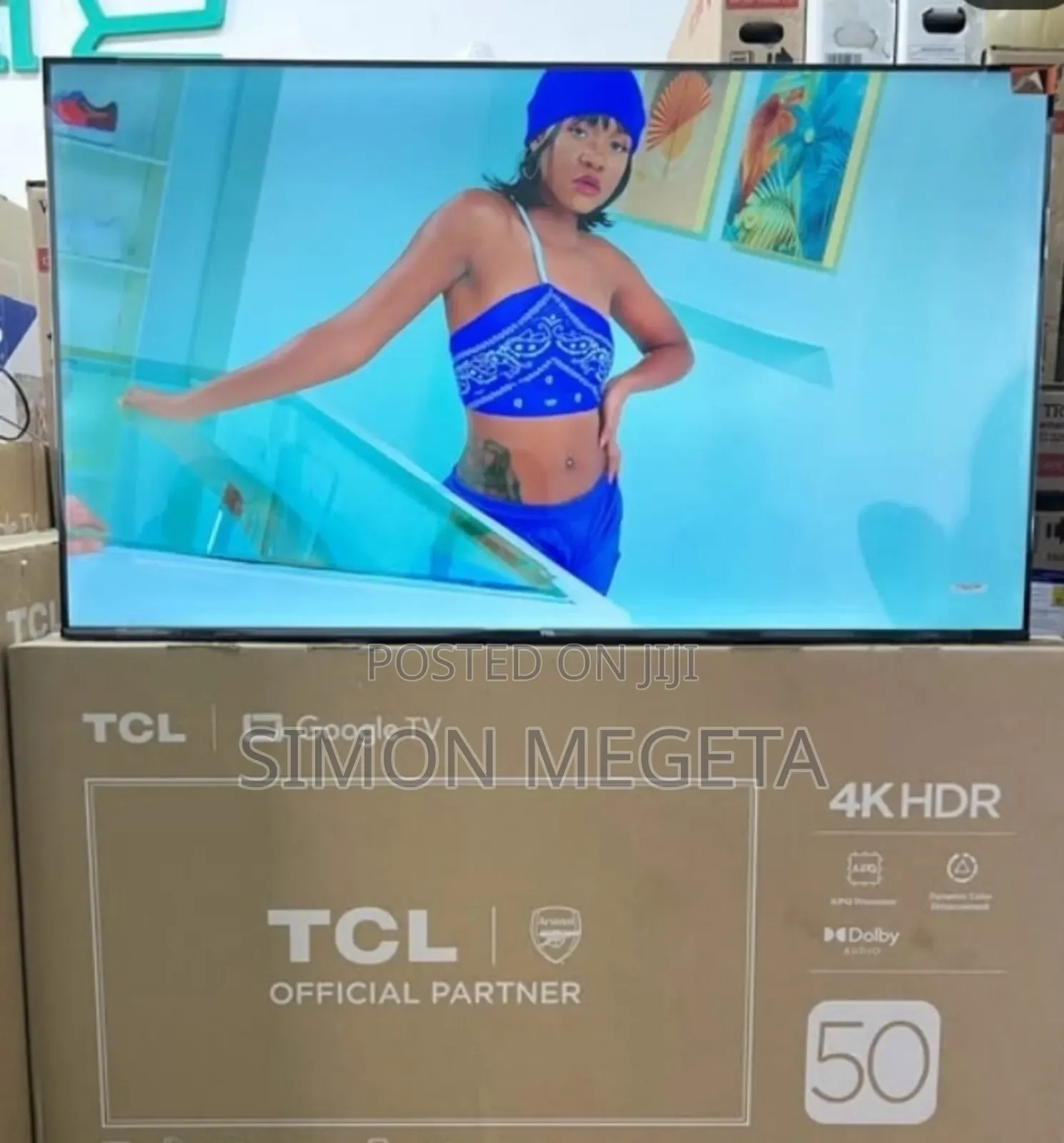 New Model Tcl 50 Inch Hdr Smart Android Google Tv