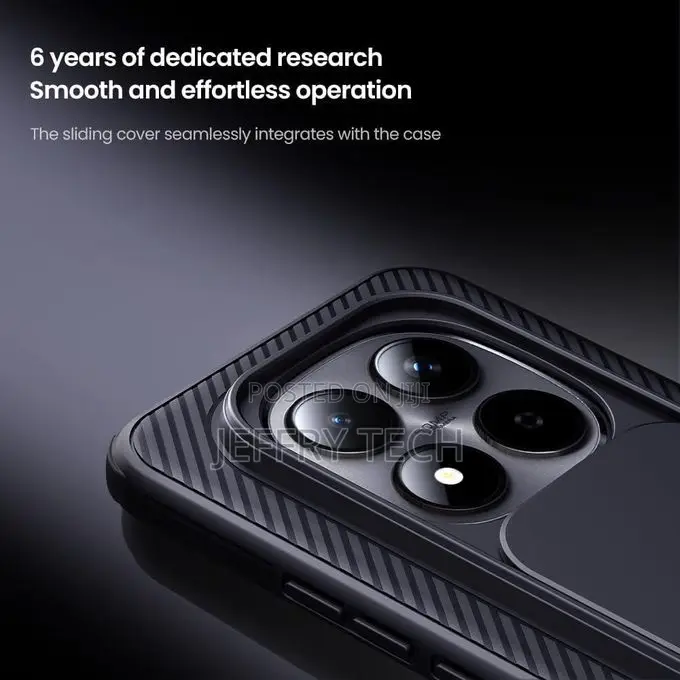 Nilkin Case for Redmi Note 15 Pro Plus+ 5g Slider Camera Close Open