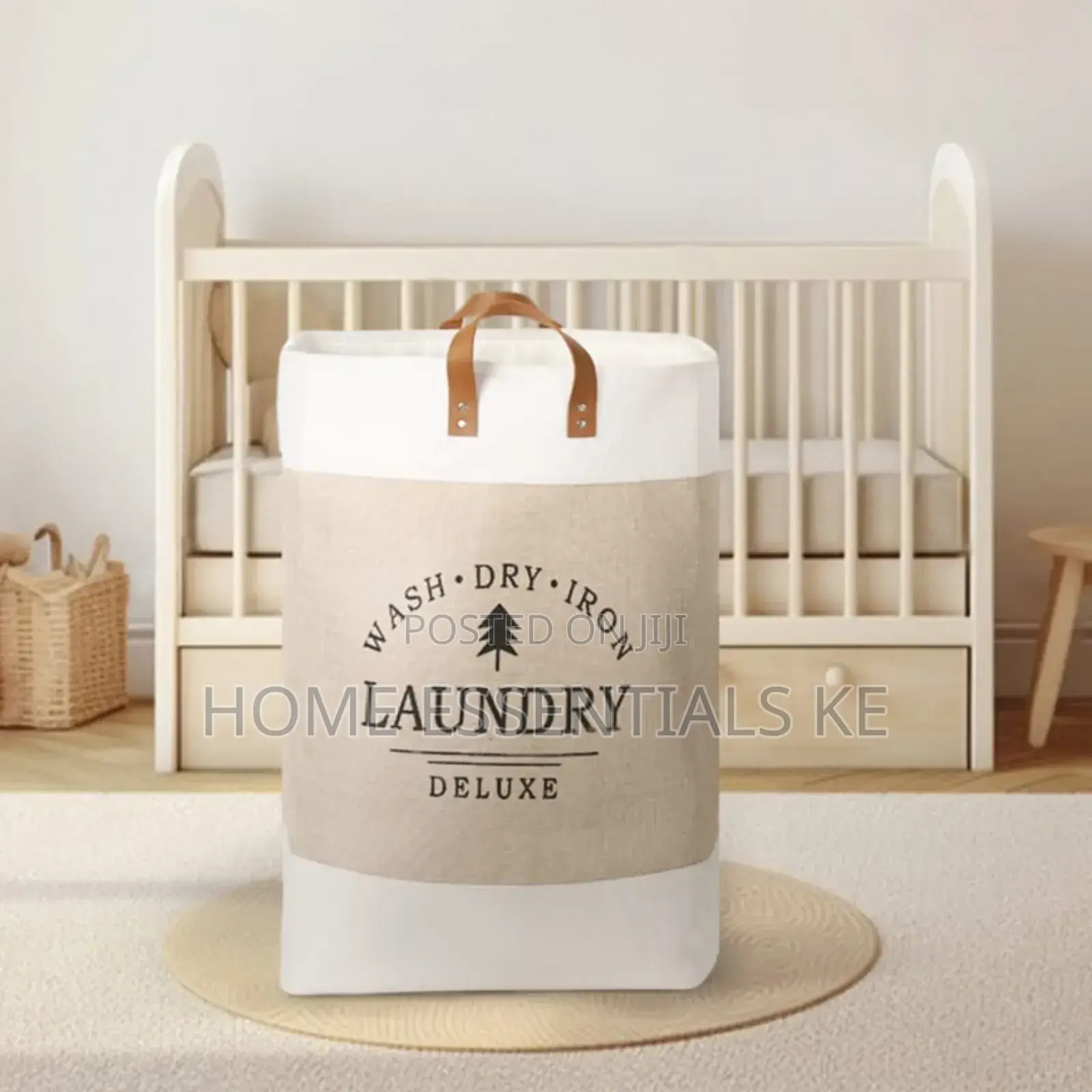 *Large Capacity Foldable Laundry Deluxe Basket