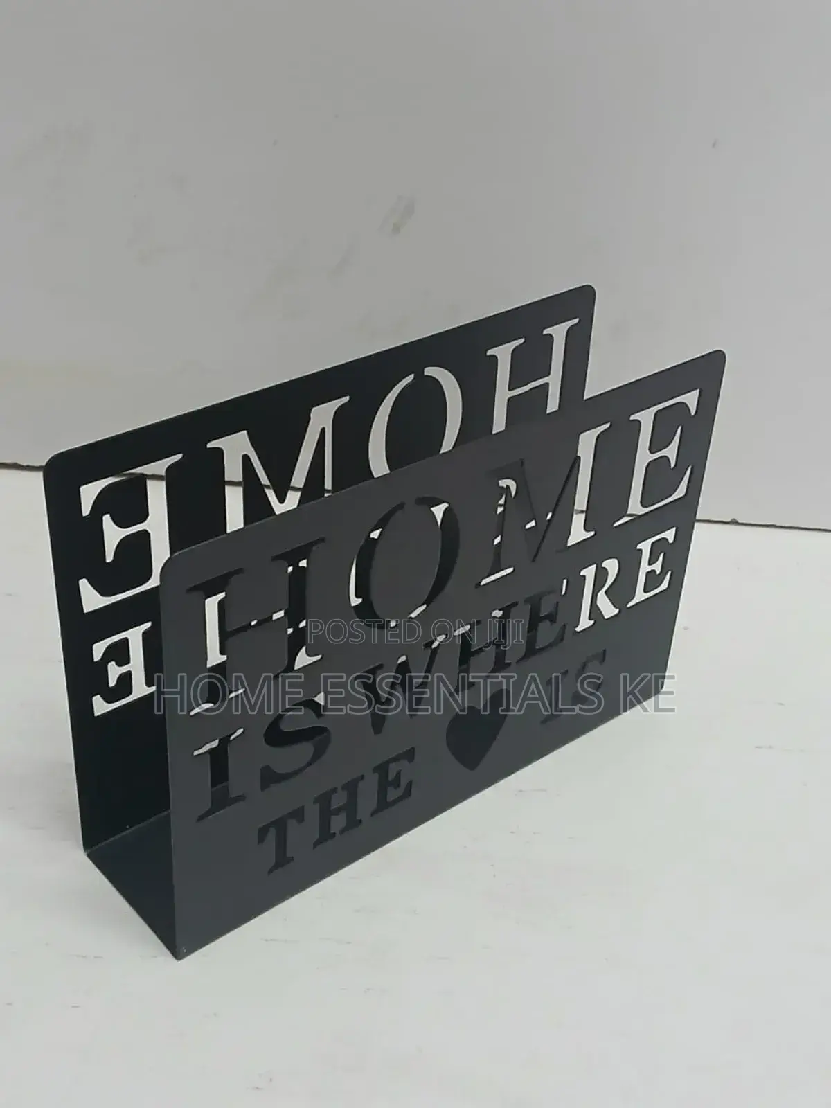 Dining Serviette Holder Black And White