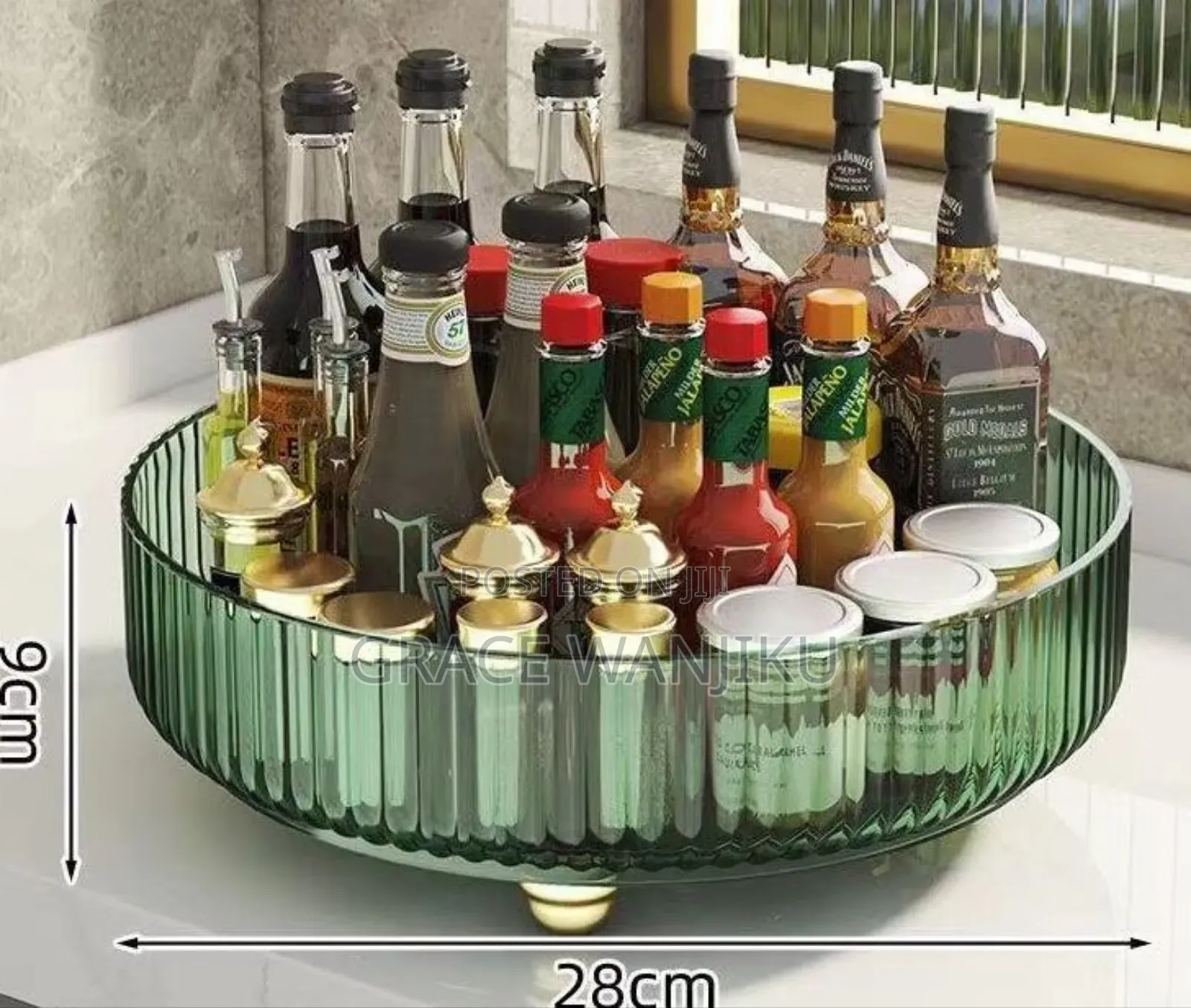 *28cmx9cm Rotating Acrylic Organizer