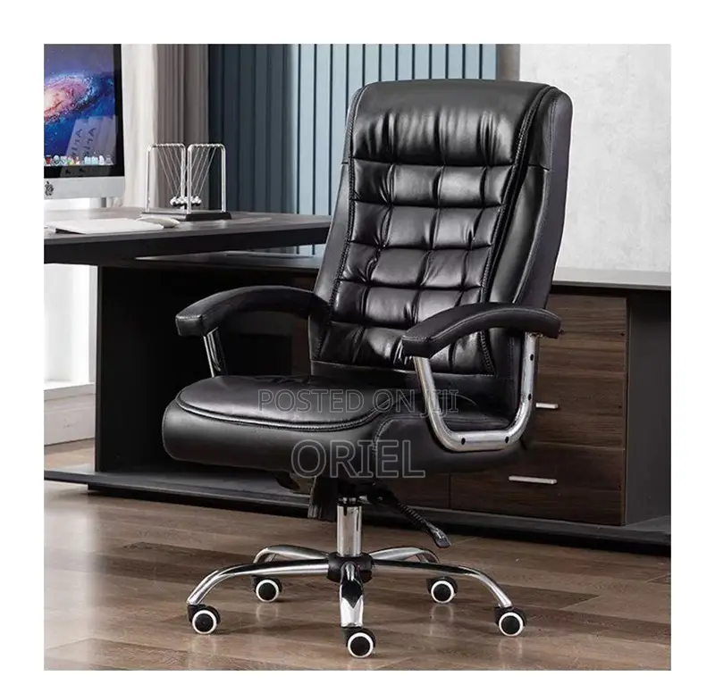 Office Chairs: Office Chair With Adjustable Height Tilt Control