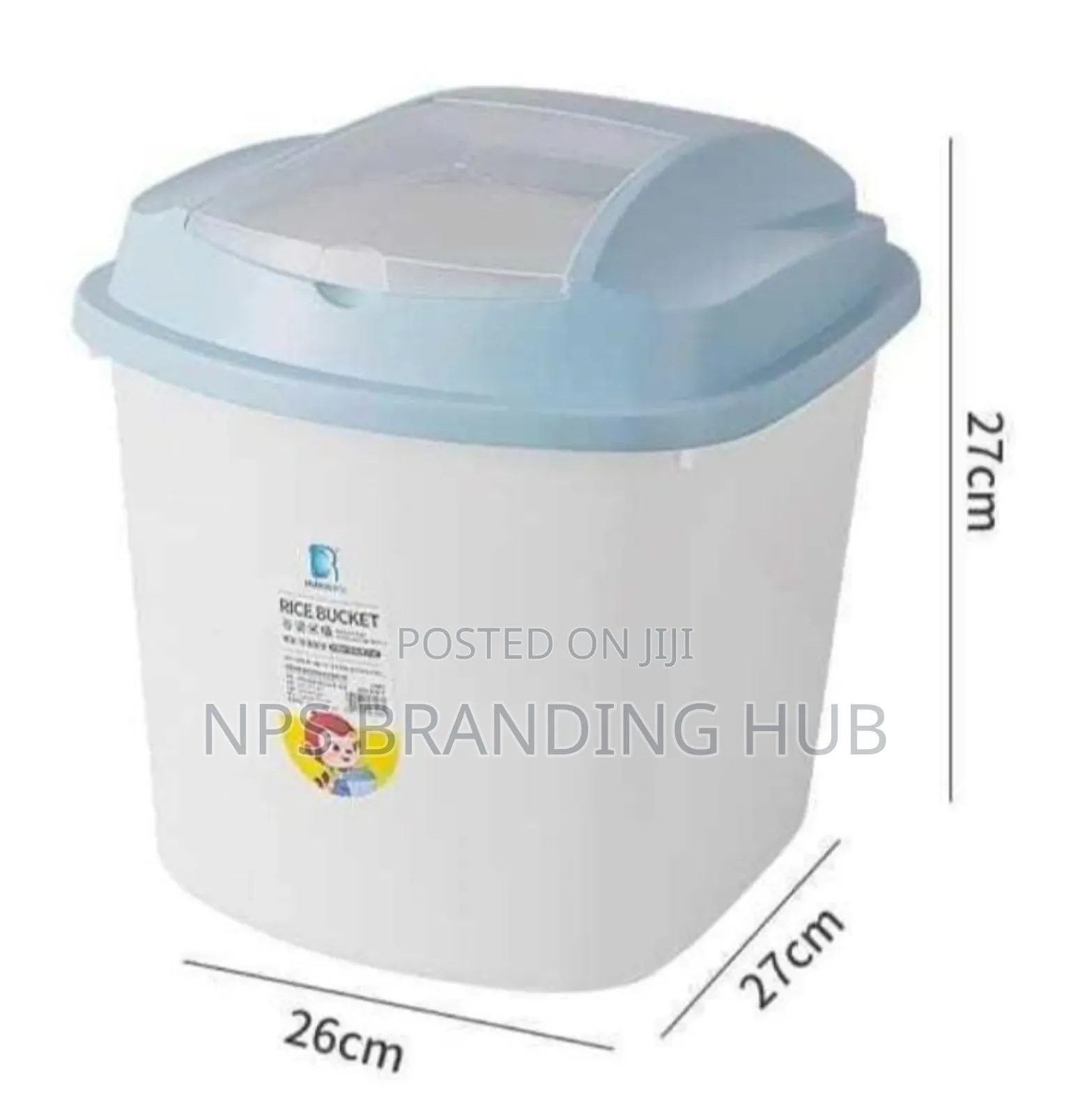 Rice/Cereal Bucket With Measuring Cup 10kg
Ao