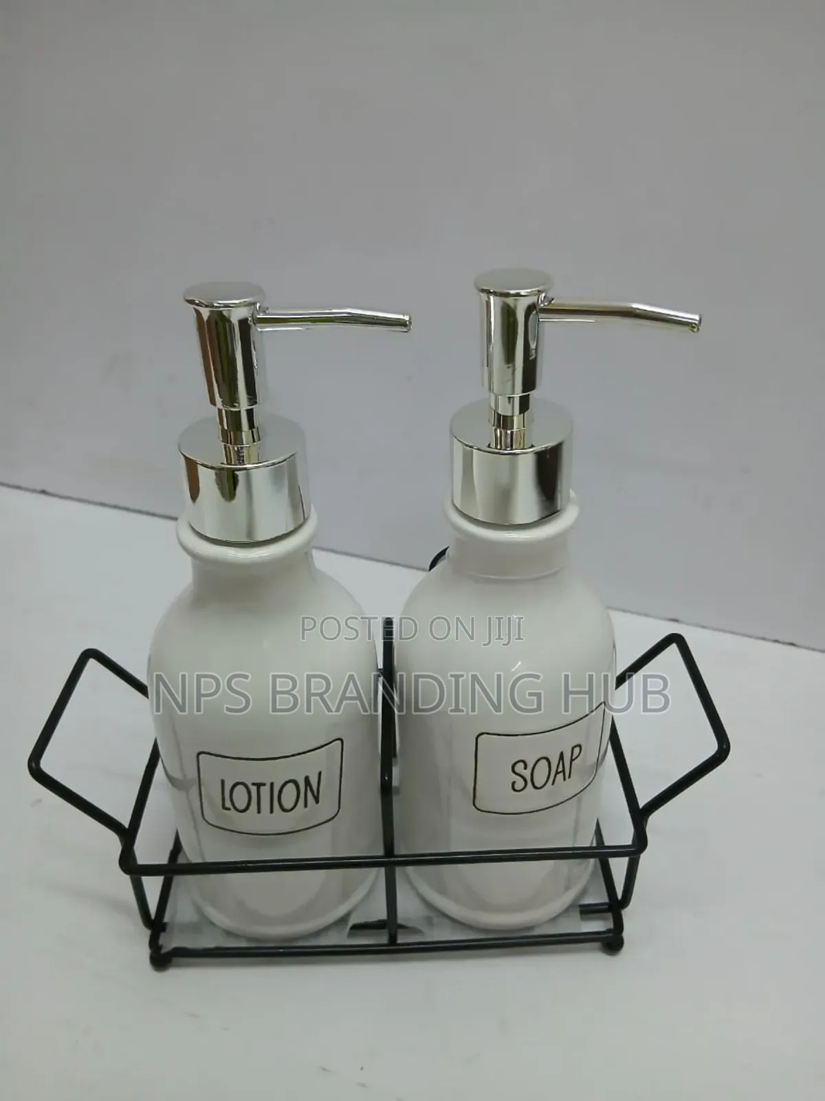 Soap Lotion Dispenser Set With Stand Ao