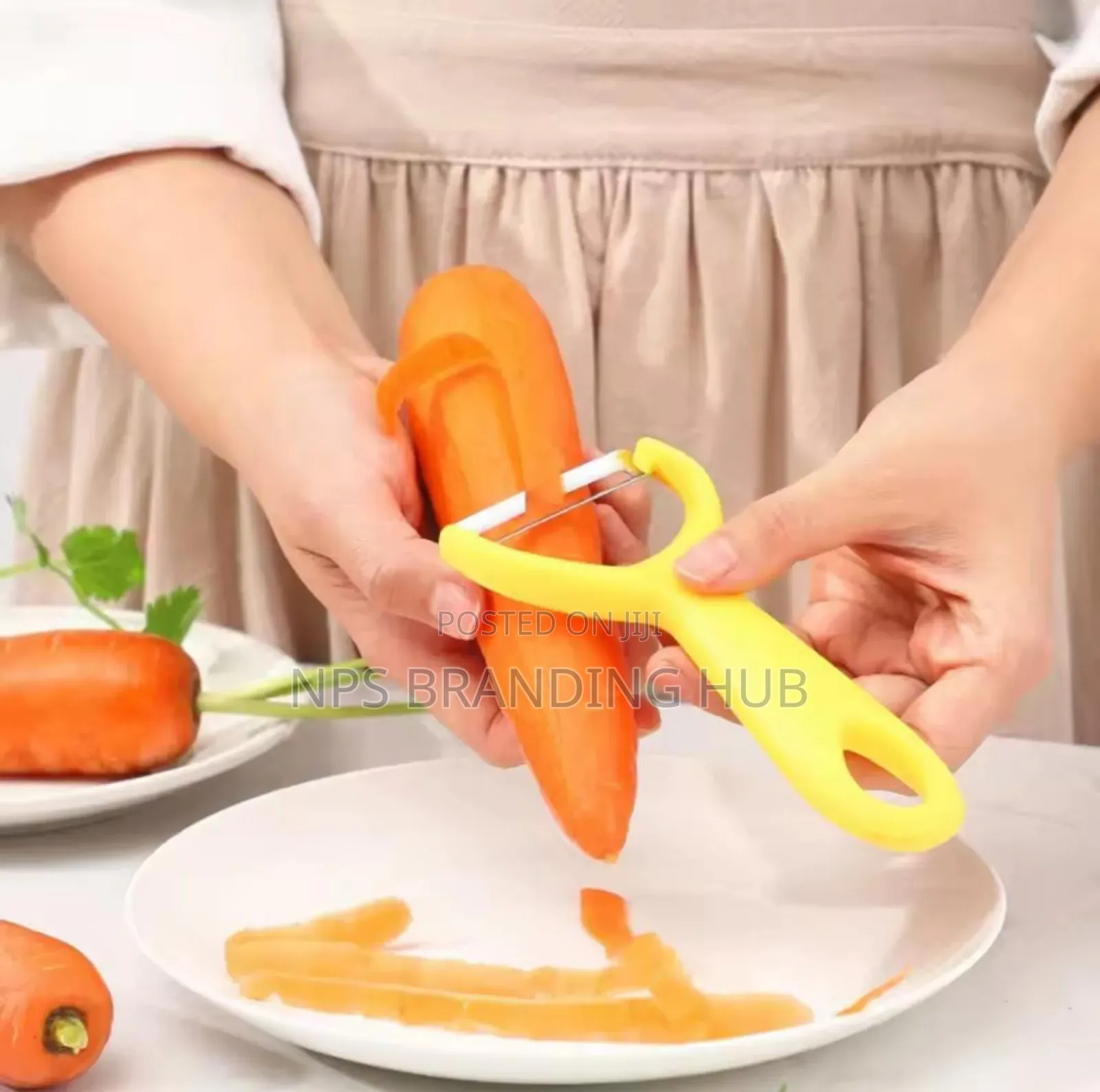 Stainless Steel Peeler With Plastic Handle Set Of 6 Pcs Ao