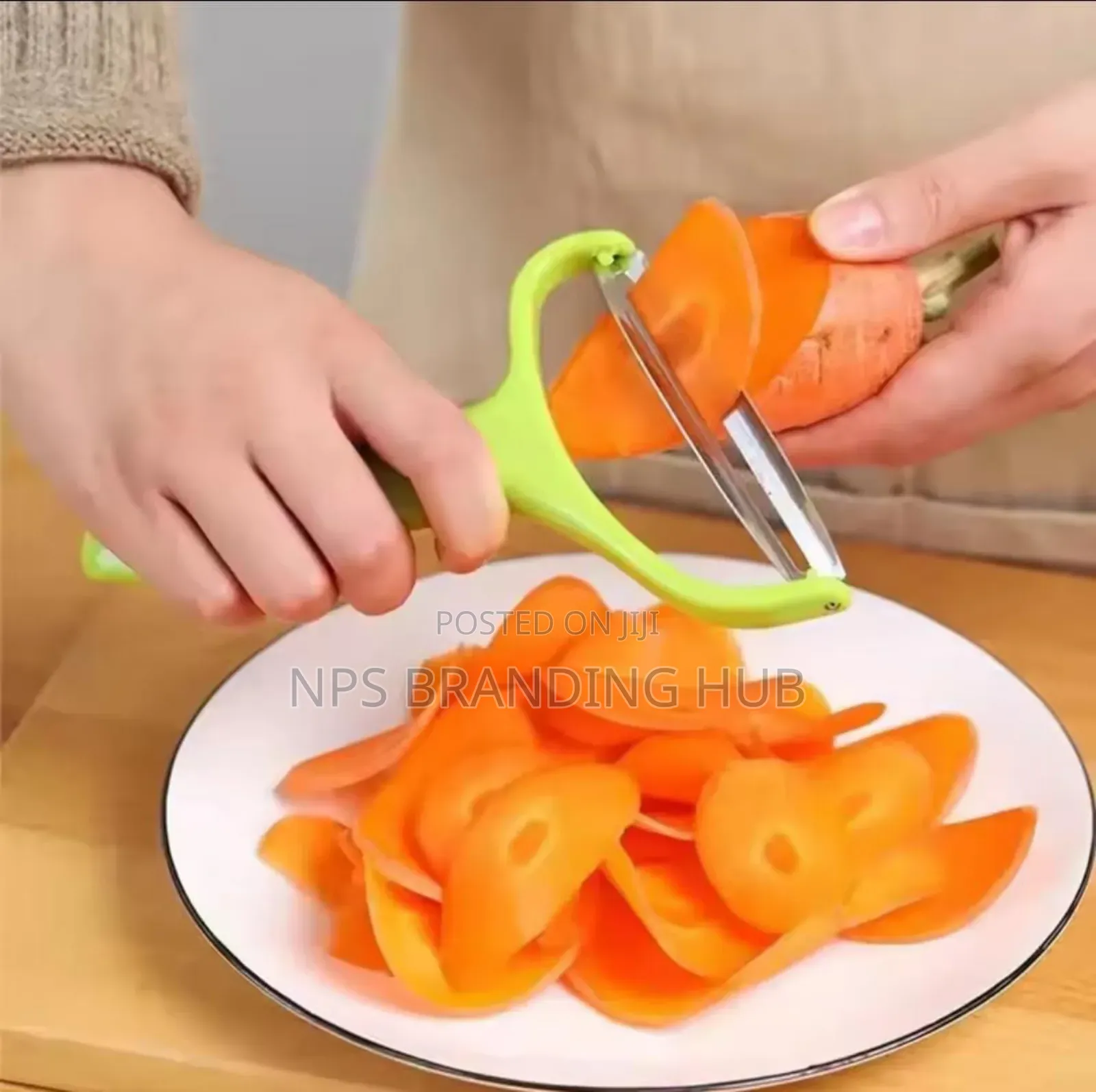 Stainless Steel Peeler With Plastic Handle Set Of 6 Pcs Ao
