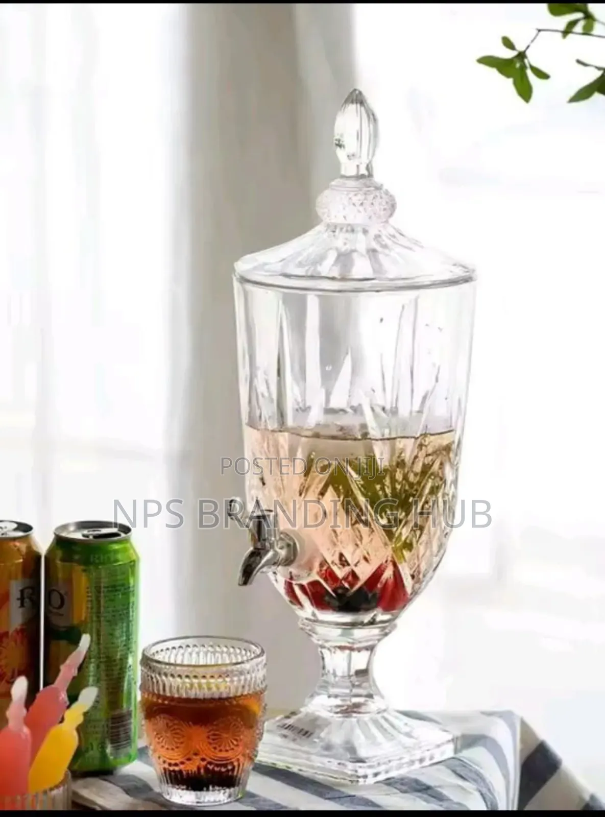 Glass Juice/Beverage Dispenser. 5l. Ao