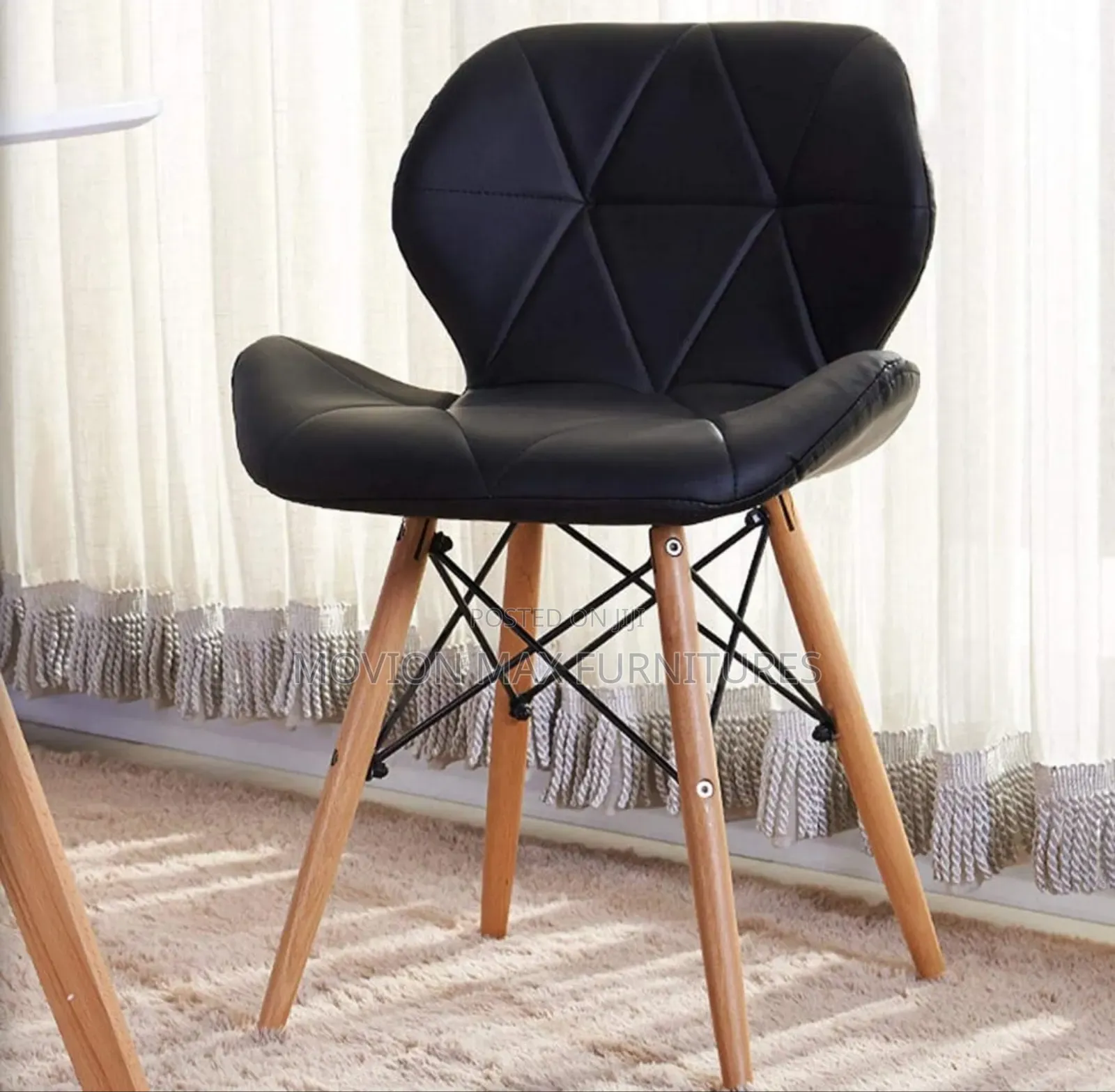 Leather Strong Ottoman Chair