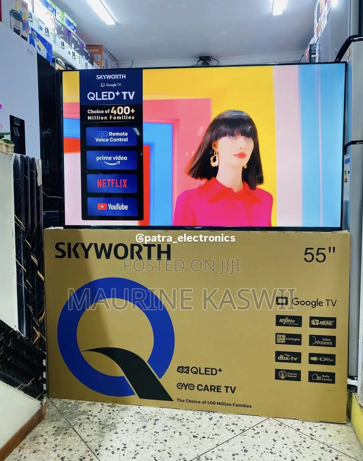 Skyworth 55”Q6500h Google TV