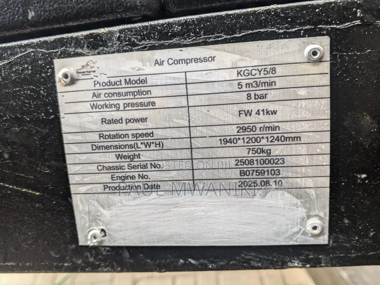 Diesel Power Horse Road Air Compressor