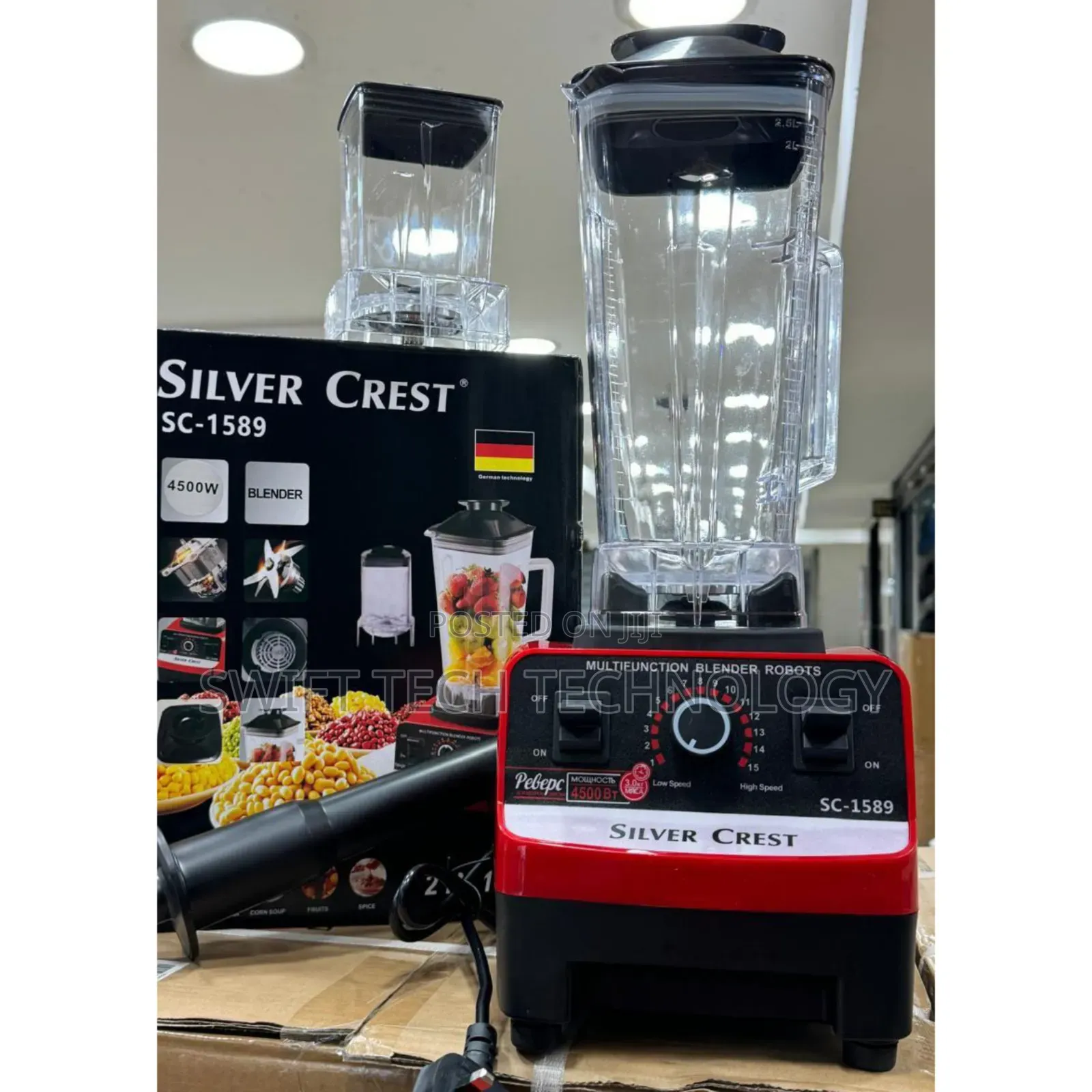 Silver Crest Commercial 2 in 1 Blenders 4500 Watts