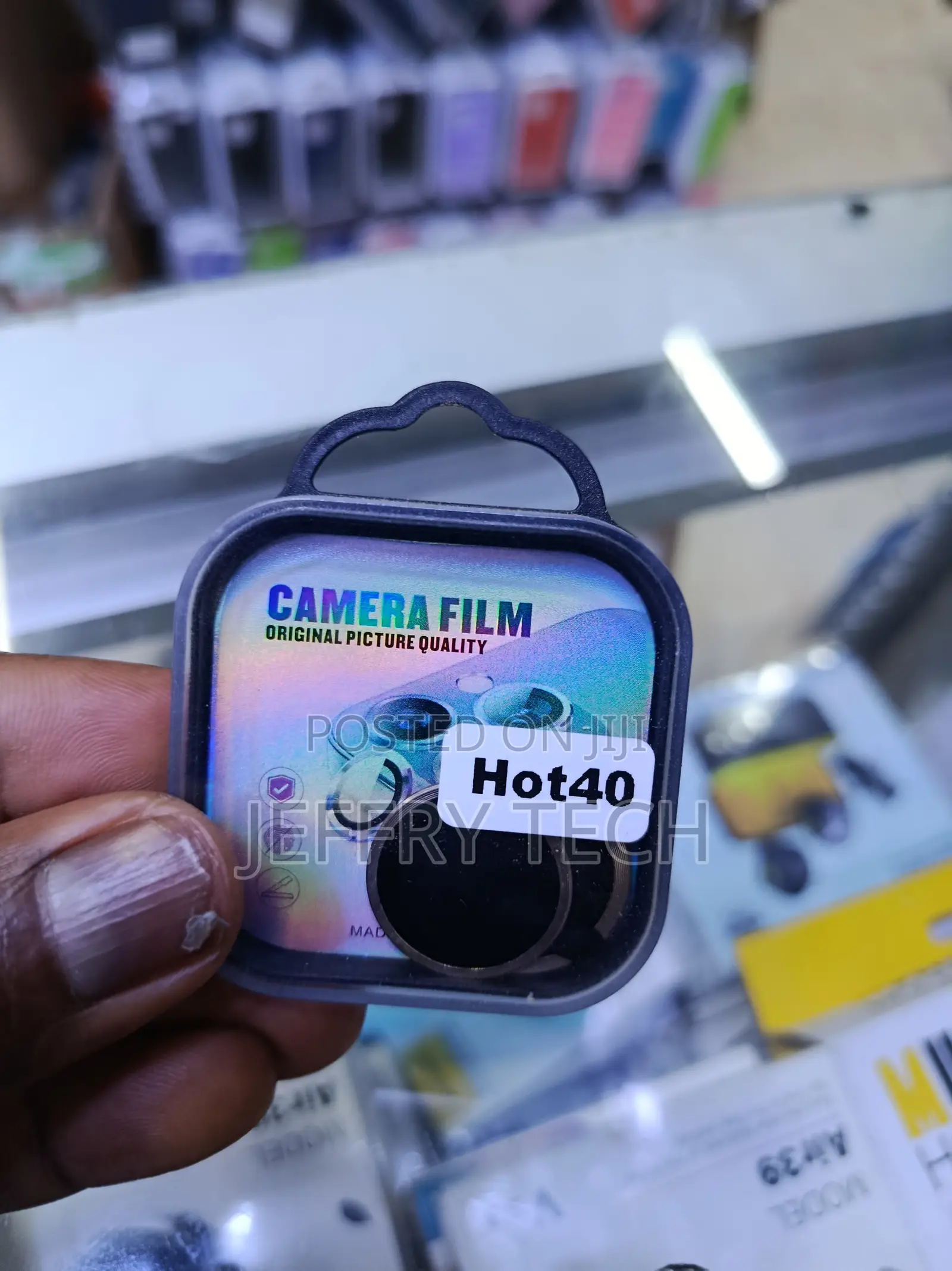 Axeed Metal Ring Camera Lens Protector Designed for Infinix Hot 40i