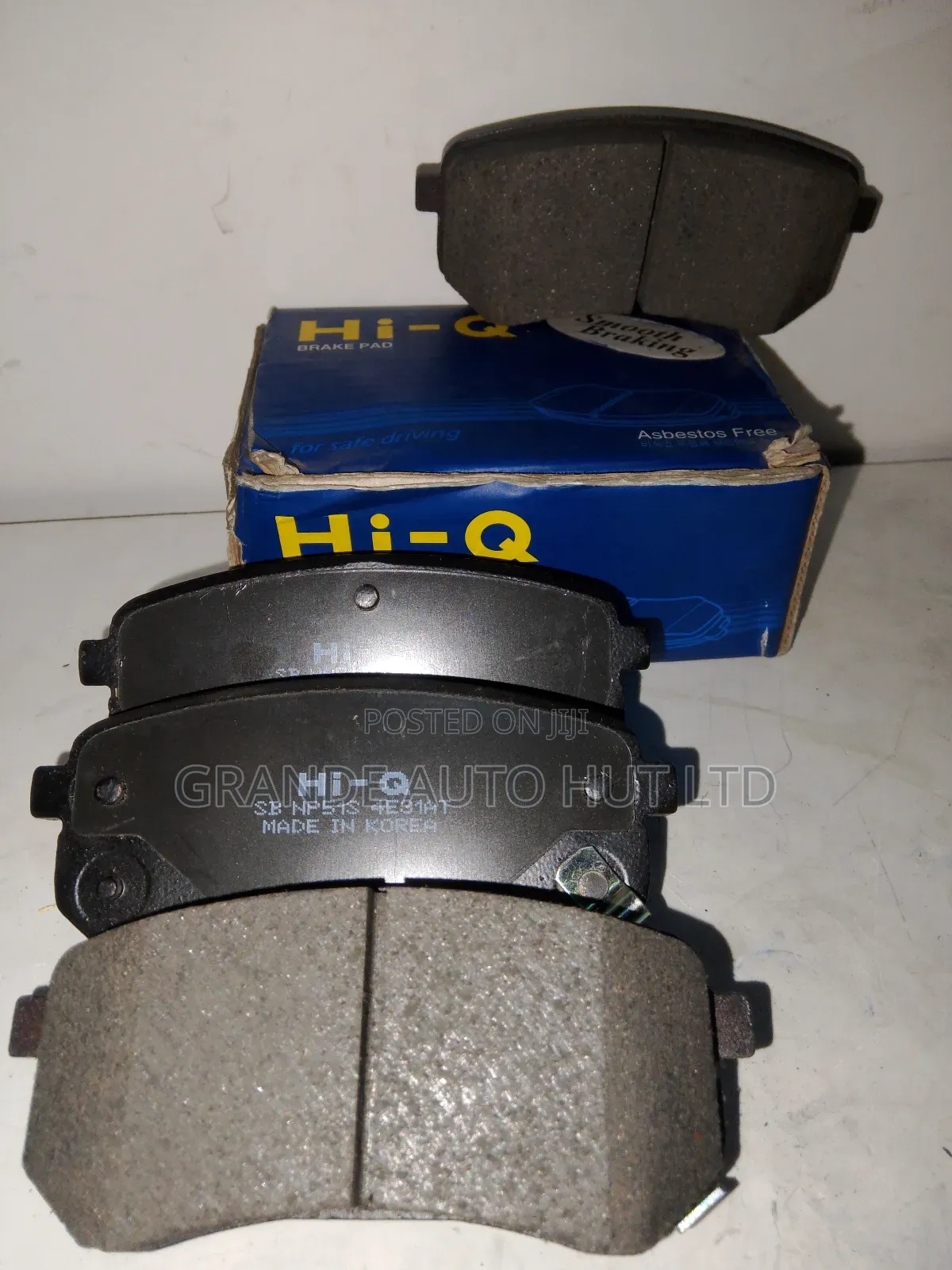 Rear Brake Pads Hyundai I10 (Hi-Q Brand)