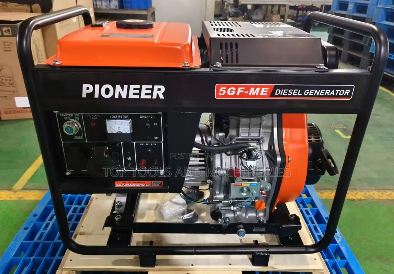 10 Kva Pioneer Open Type Air Cooled Diesel Generator