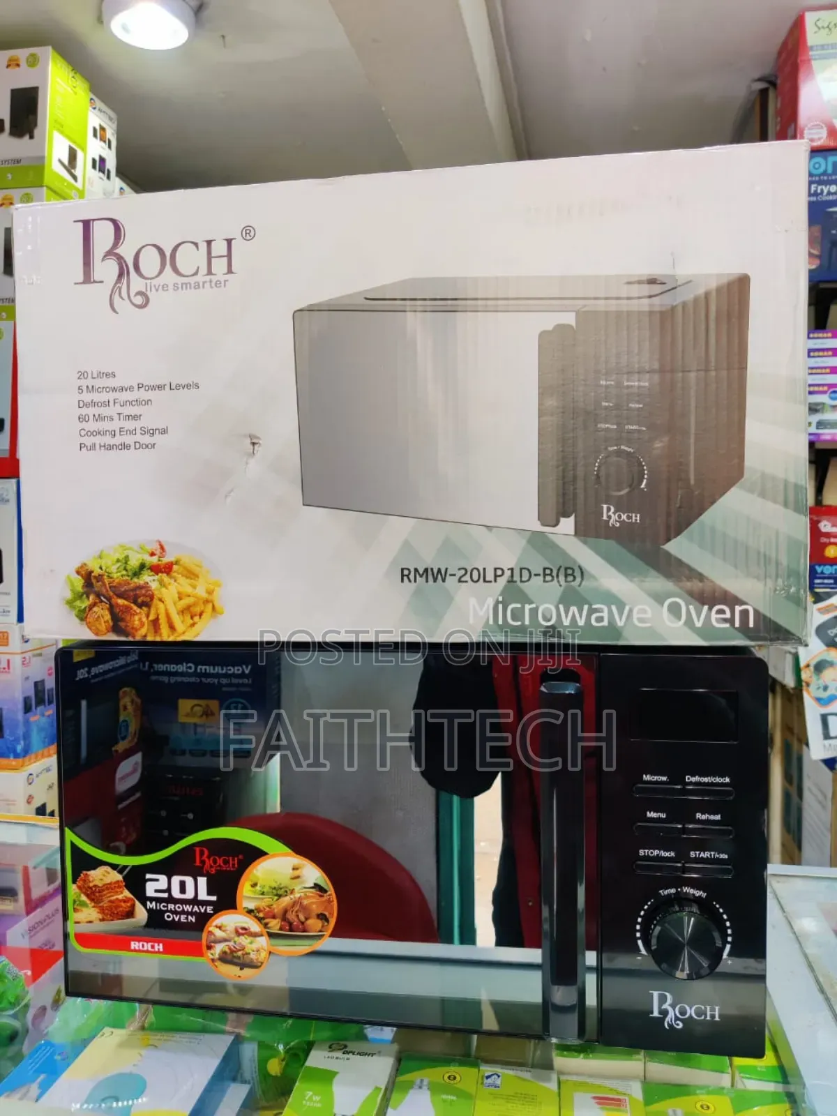 *Roch Digital Microwave 20l Glass Door