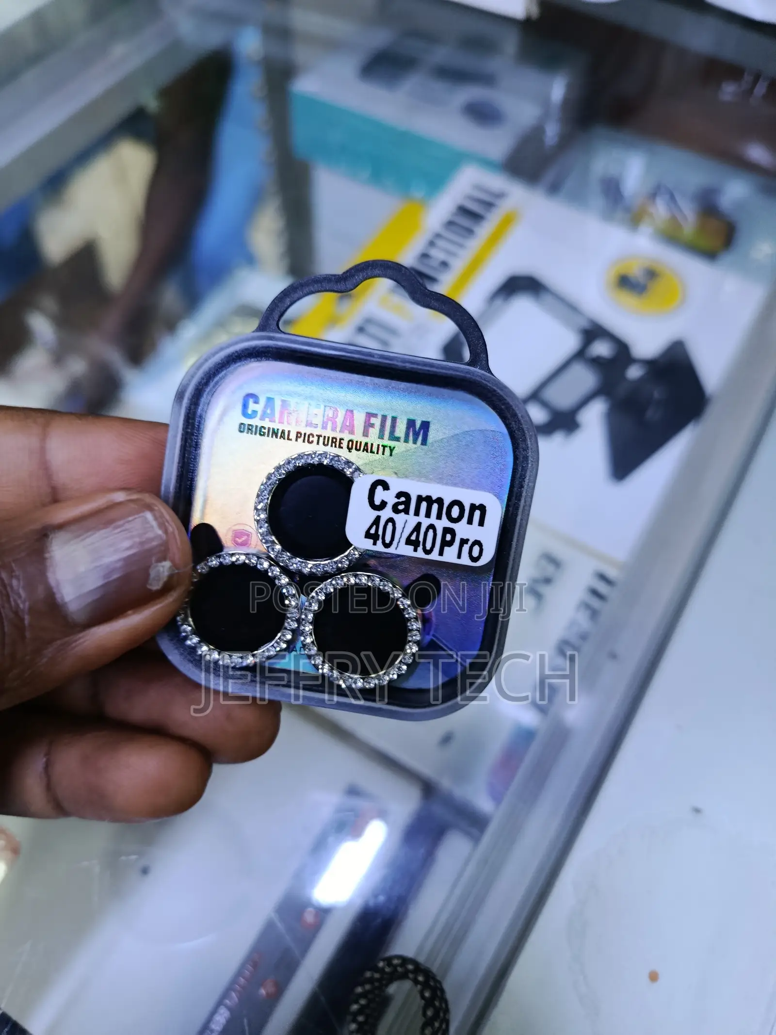 Reiun Glitter Camera Lens Protector for Tecno Camon 40/ 40 Pro.
