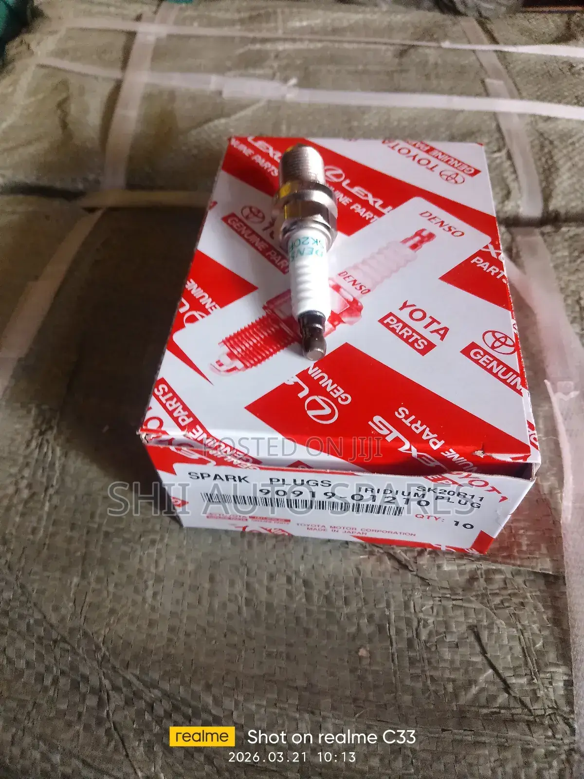 Spark Plugs Iridium Short Range Size16 for Toyota Towance