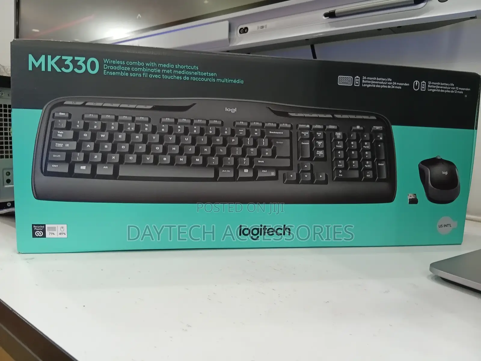 This Is the Logitech Mk330 Wireless Keyboard and Mouse Combo.
