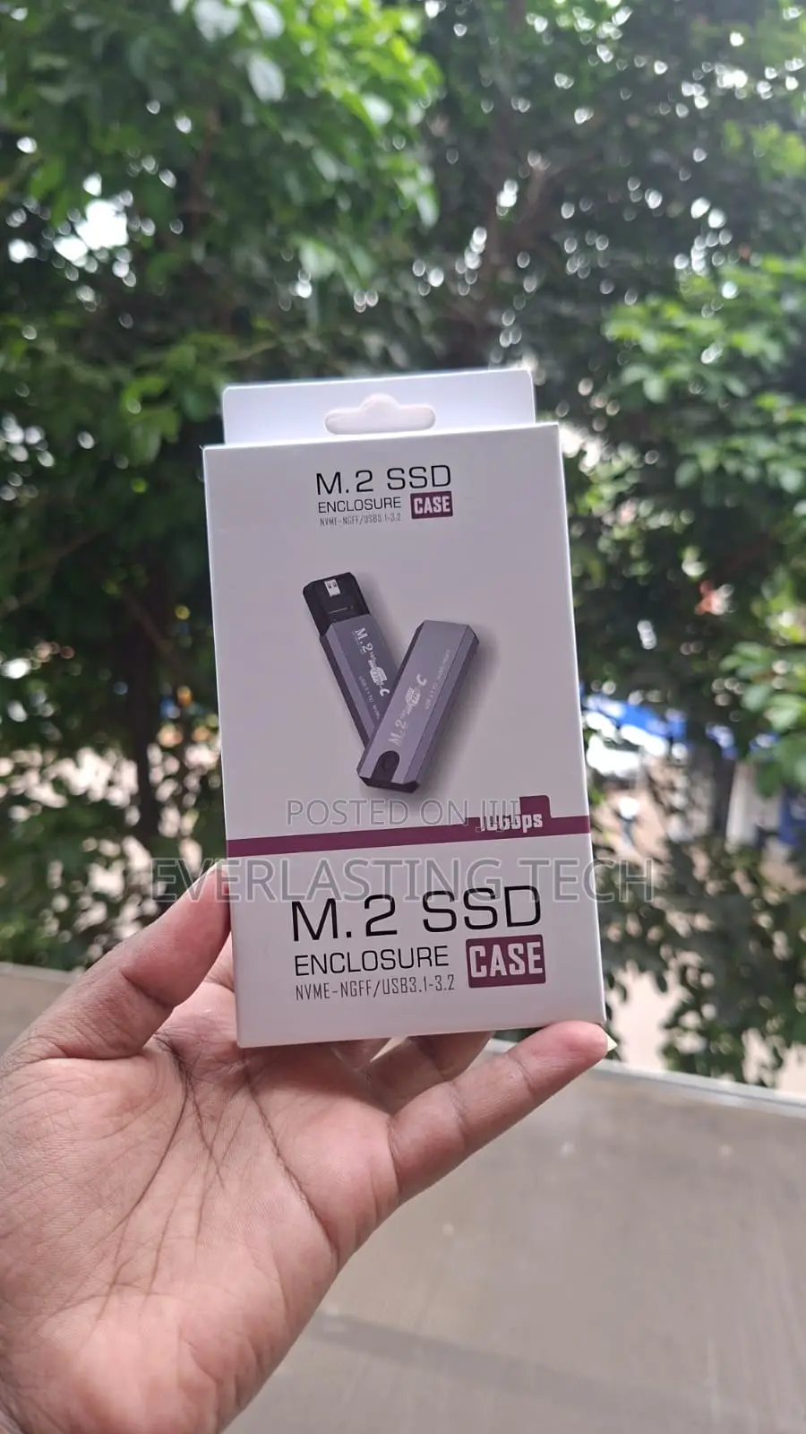 Nvme SSD Enclosure –Usb 3.1 Gen 2 – 10gbps High-Speed External Case