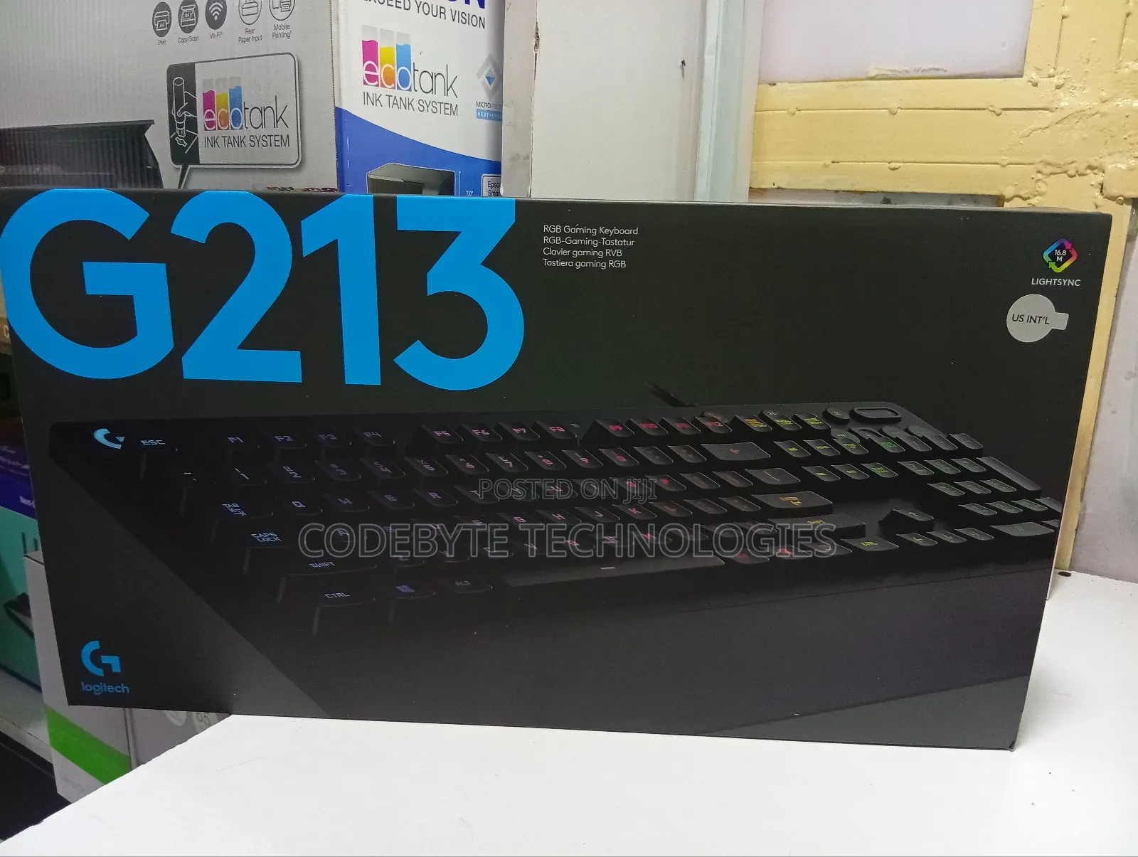 Logitech G213 RGB Backlit Gaming Keyboard