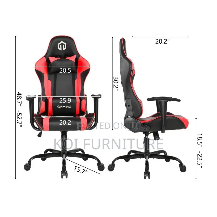 Office Chairs; Ergonomic Racing Style Gamers Seats