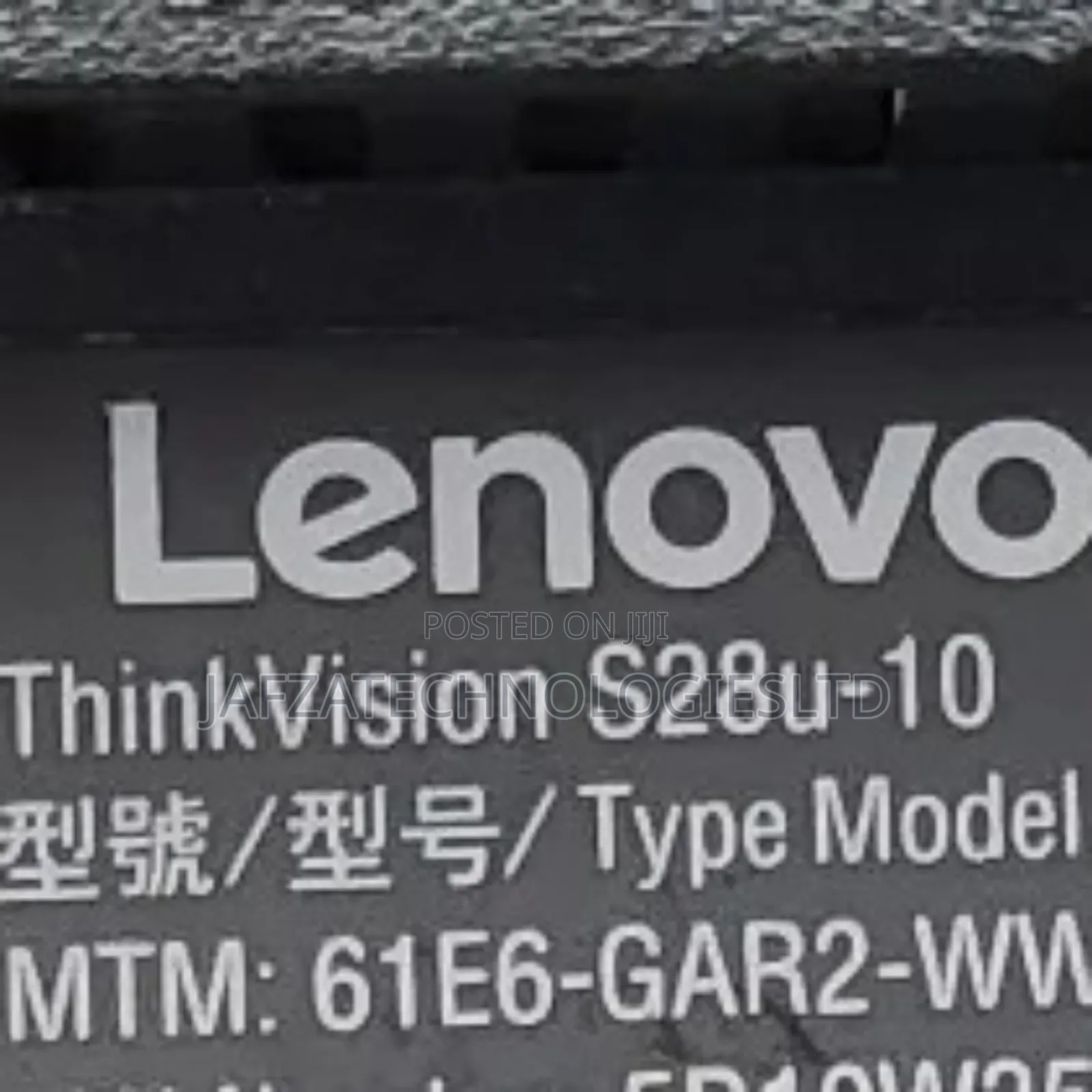 Lenovo Thinkvision S28u-10 Uhd 28 Inch Monitor