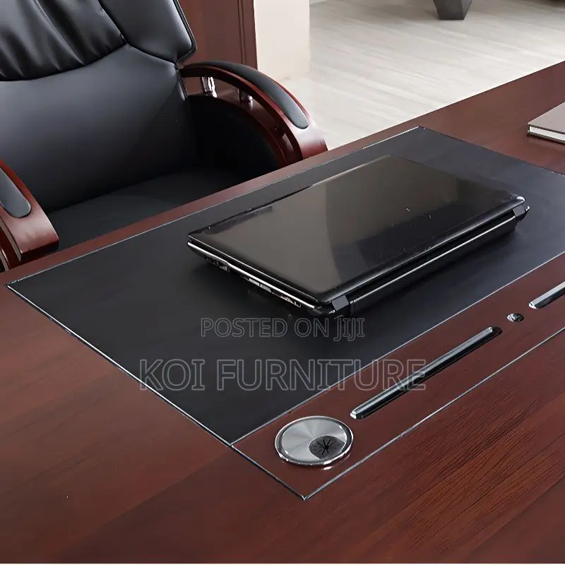 Office Desk; Executive 1.8m Mahogany Functional Office Desk