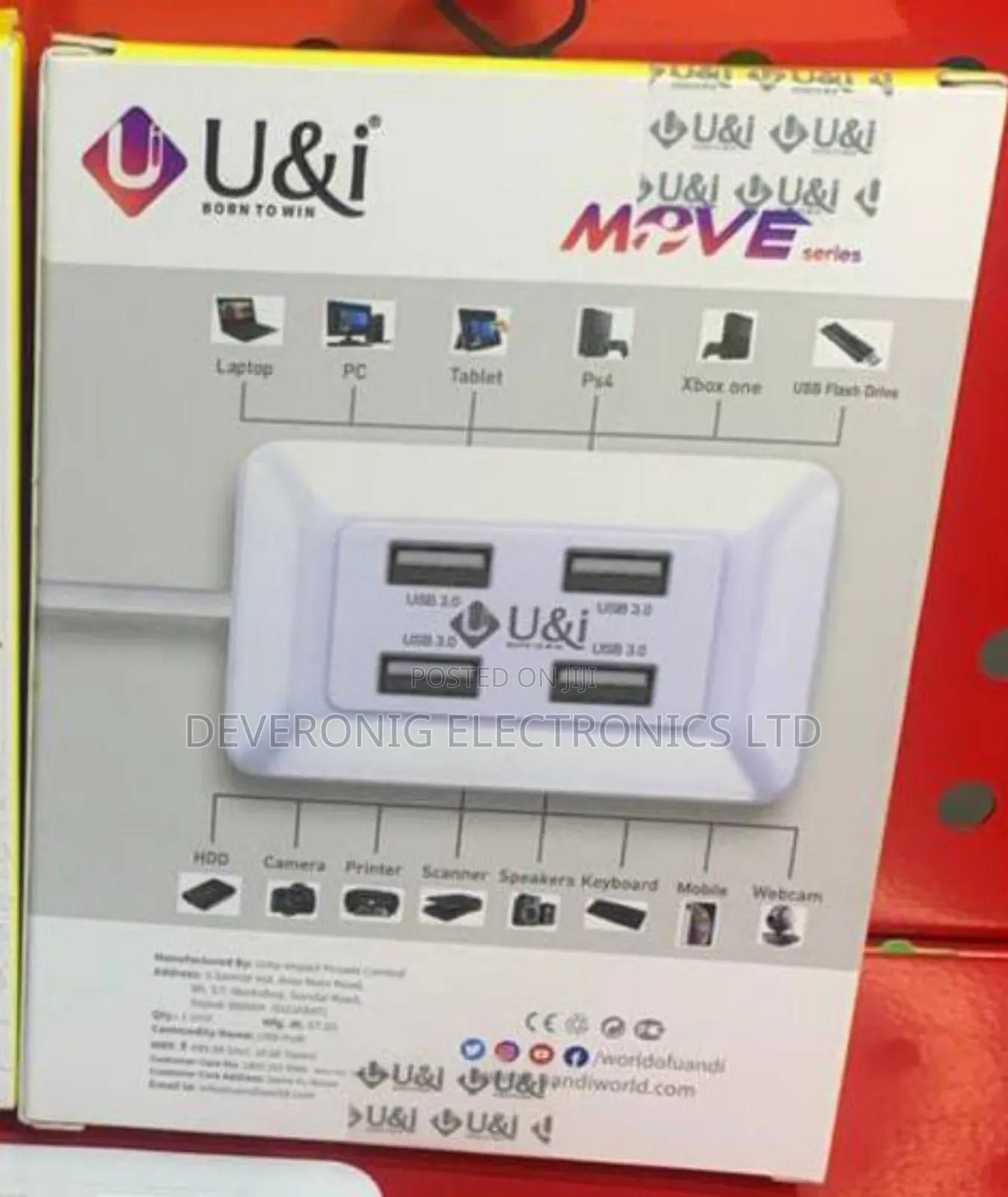 *U I Move Series Usb Hub Uigd-5886