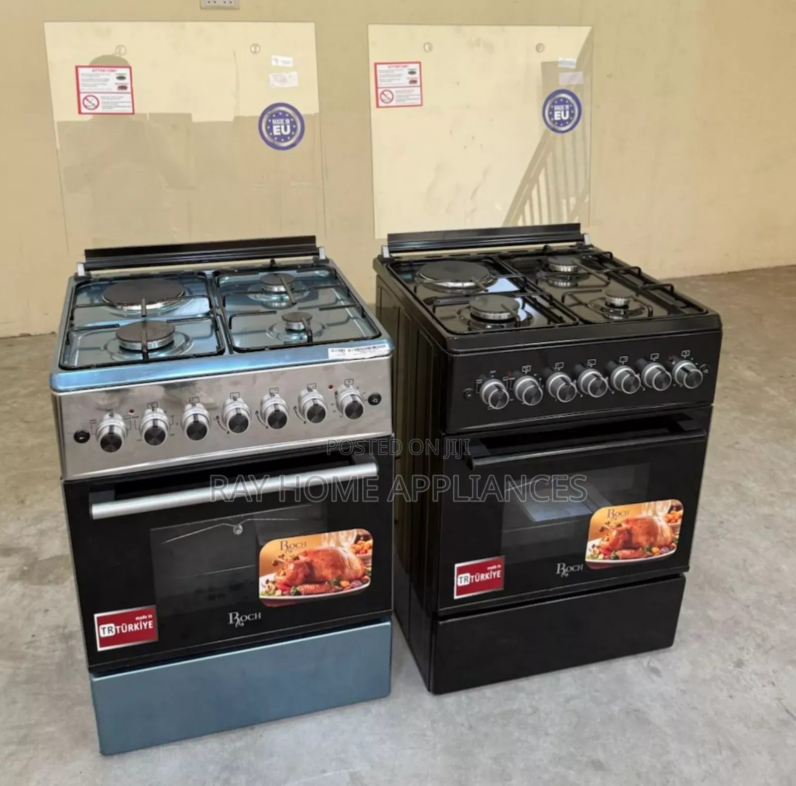 60cm×60cm Roch Standing 3gas+1electric Plate Cooker