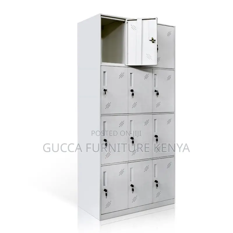 Office 12-Compartment Steel Storage Locker