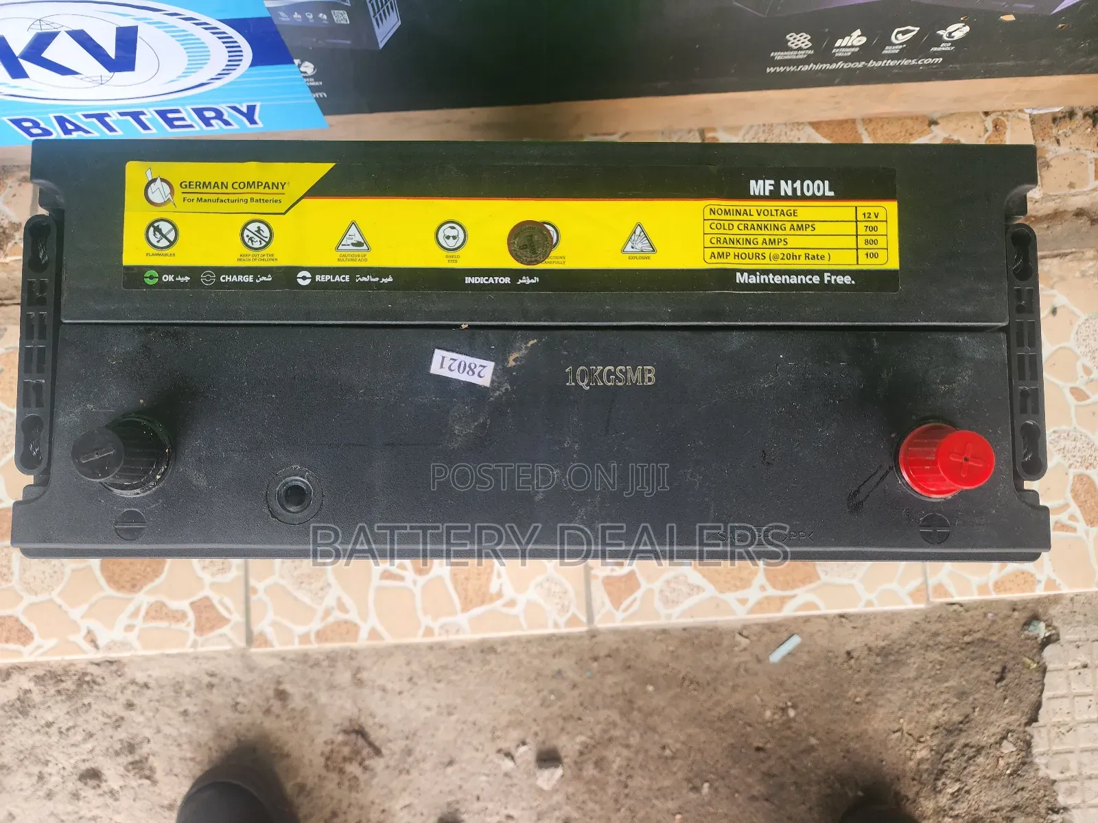 N100 Acd Max Car Battery