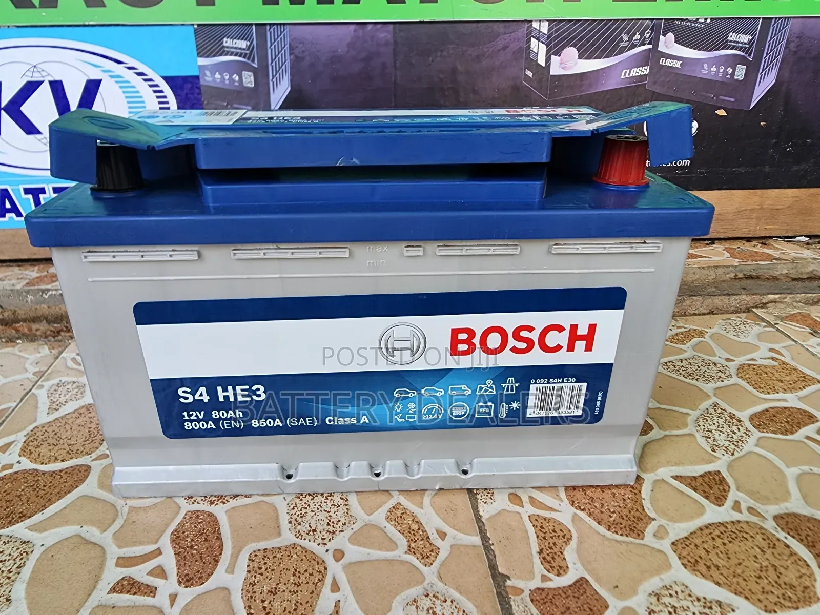 Bosch Car Battery Din 80 Efb, Idle Stop / Start Stop