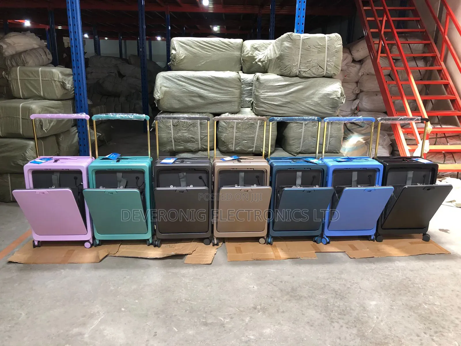2 Pc Modern Hard-Shell Suitcase