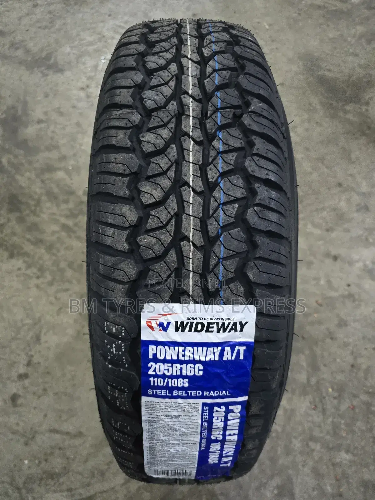 205 R16 Wideway Tyres (Commercial)
