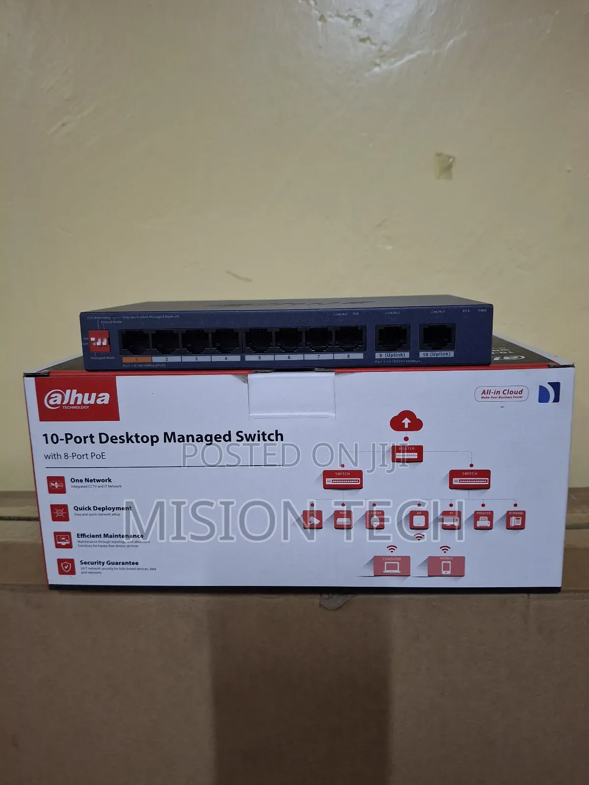 8 Port Poe Switch Dahua**