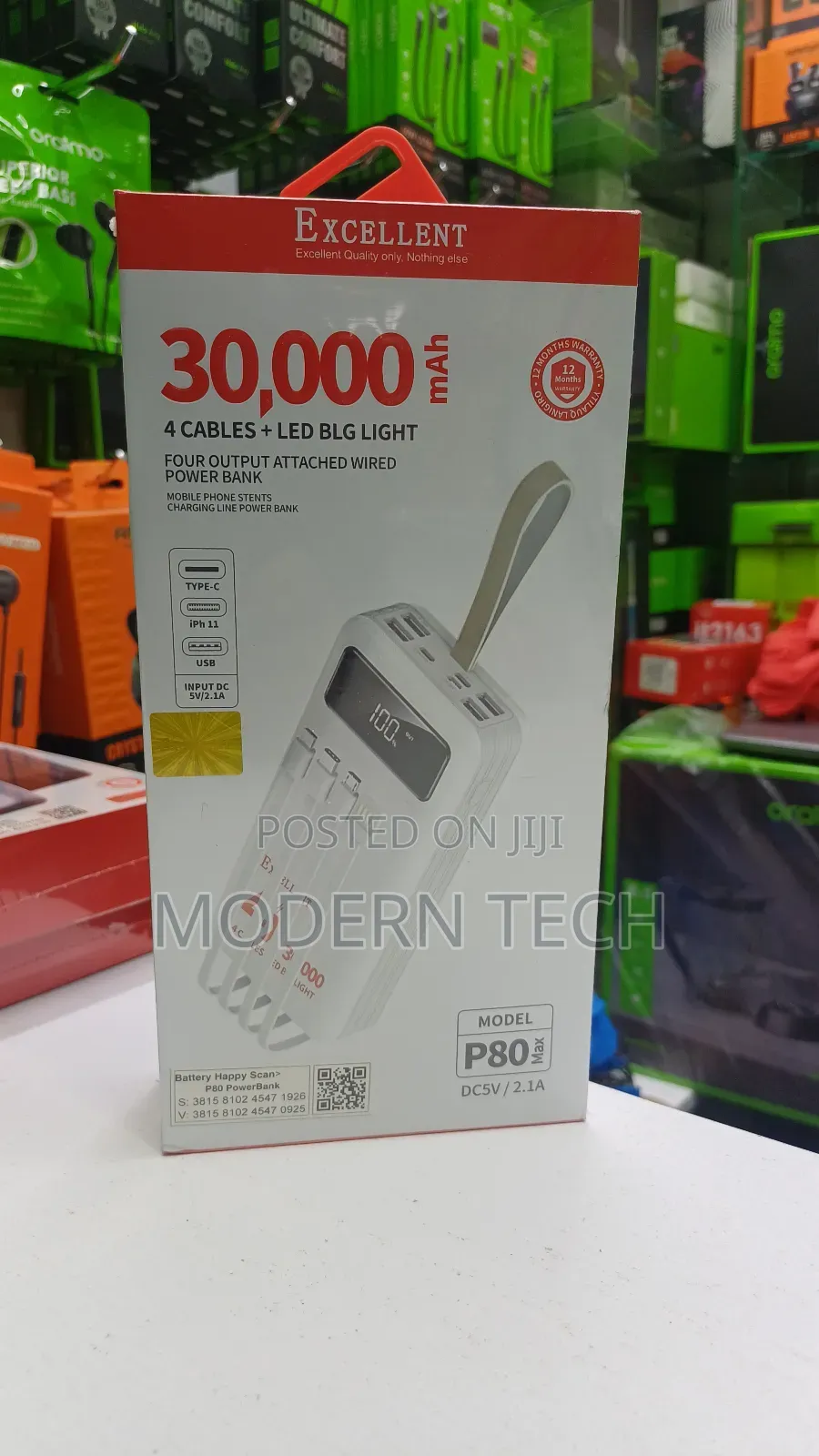 Excellent P95 50,000 Mah Power Bank