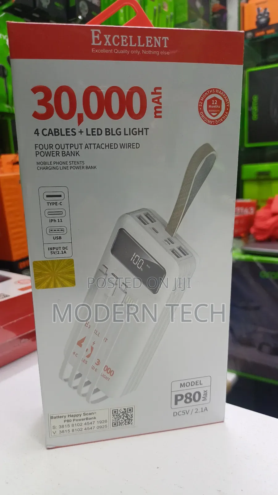 Excellent P95 50,000 Mah Power Bank