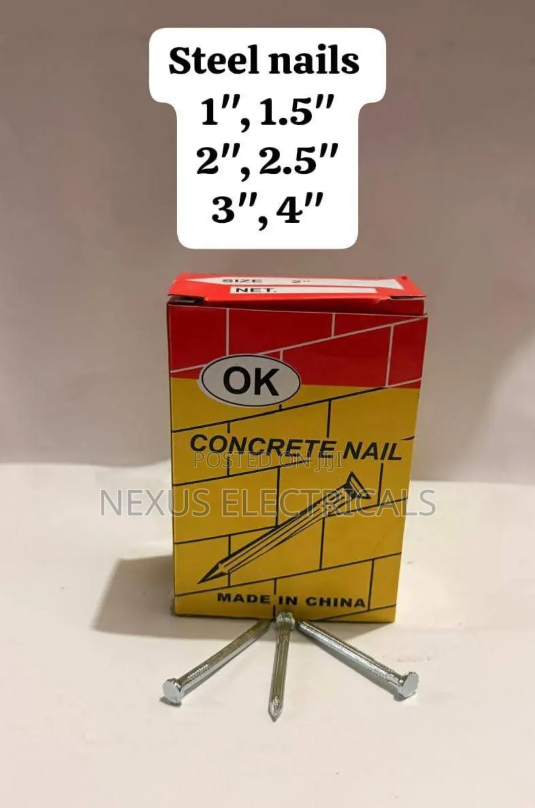 Steel Nails Pkt