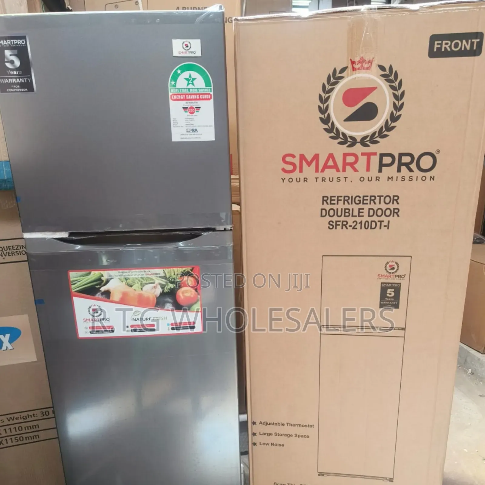Smart Pro 170l Refrigerator SFR-210-Dt-I Silver
