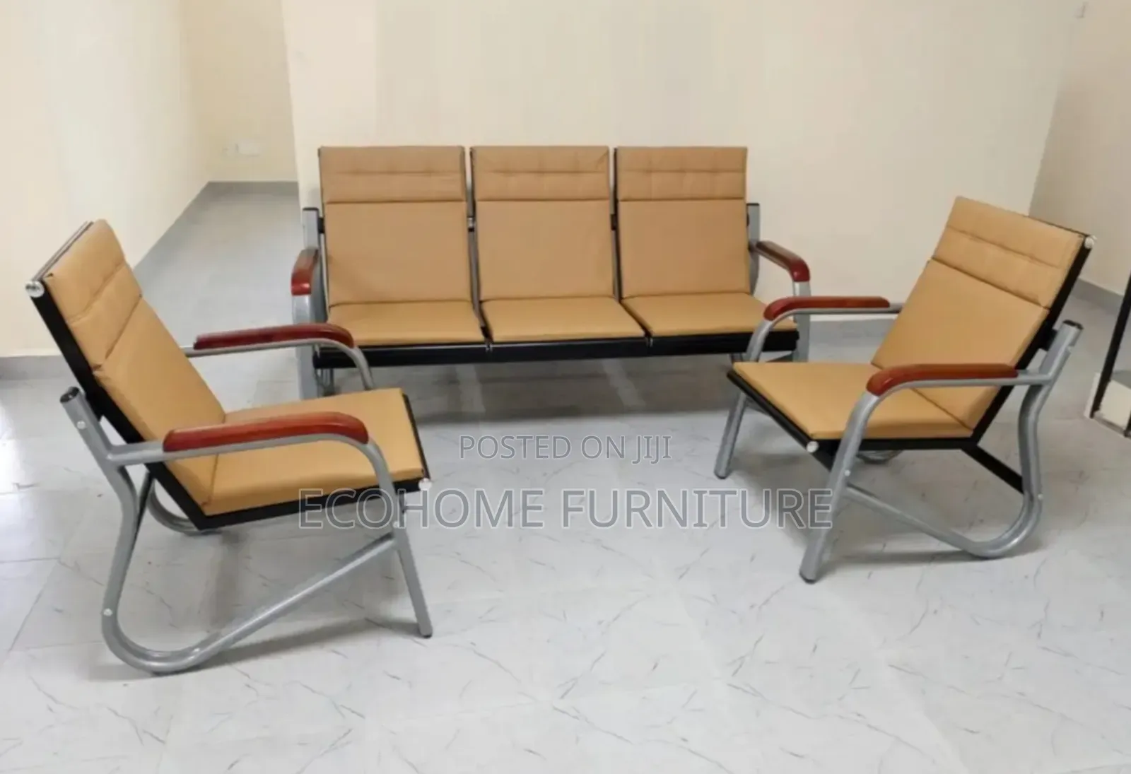 5 Seater Sofa Office Visitor Chair