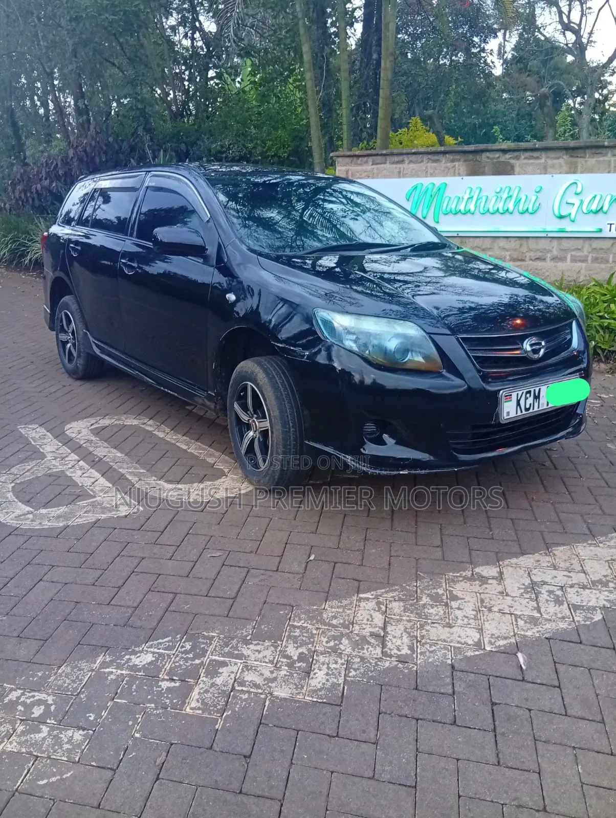 Toyota Corolla Fielder 2011 Black