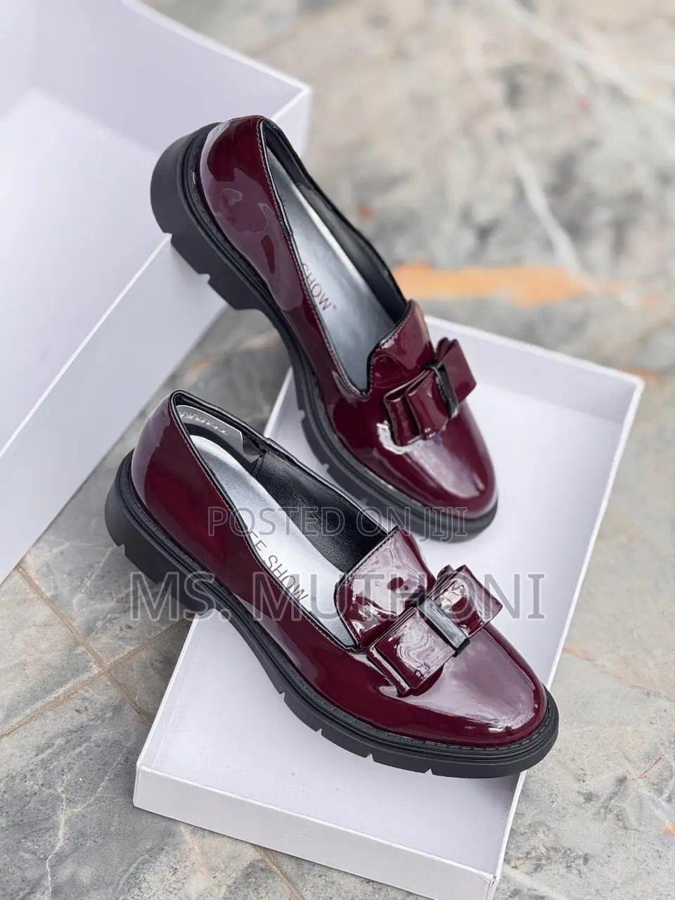 *High Quality (Three~Show) Wetlook Brogues* 37-42