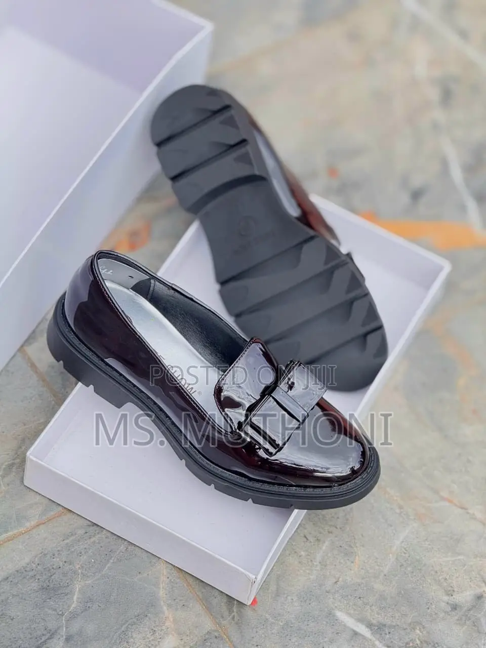 *High Quality (Three~Show) Wetlook Brogues* 37-42