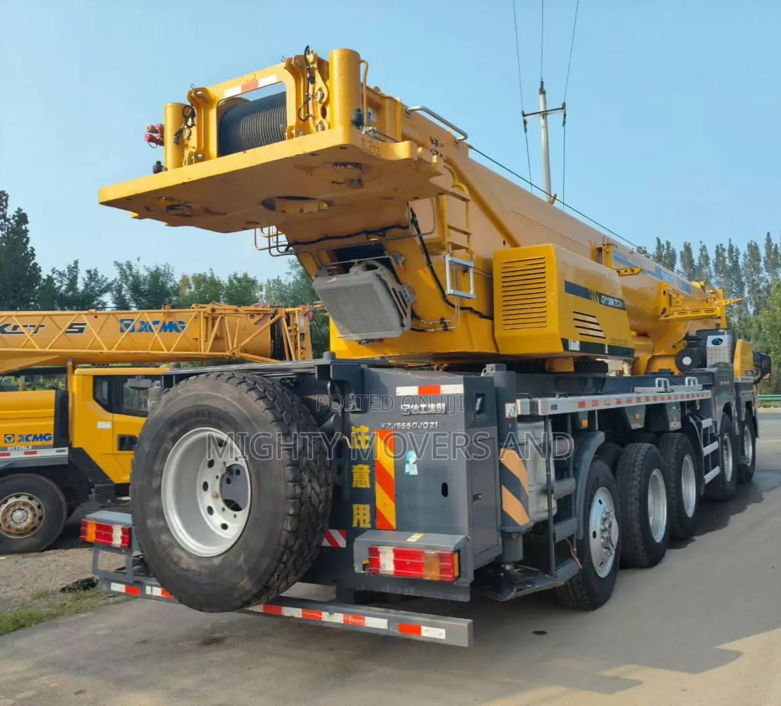 Trailer Errands With Cranes Are Readily Available for Logistics